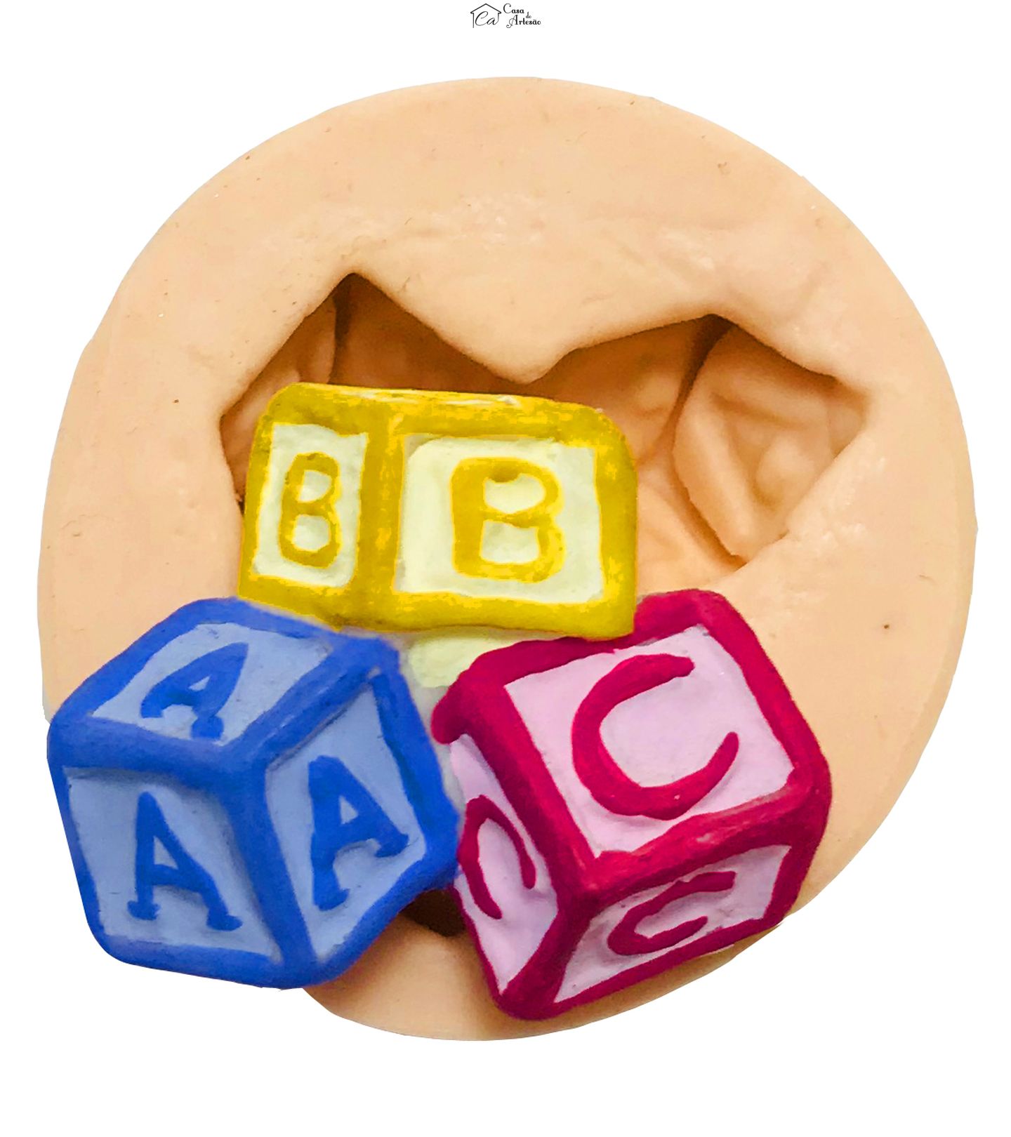 Molde de silicone - Dados Baby