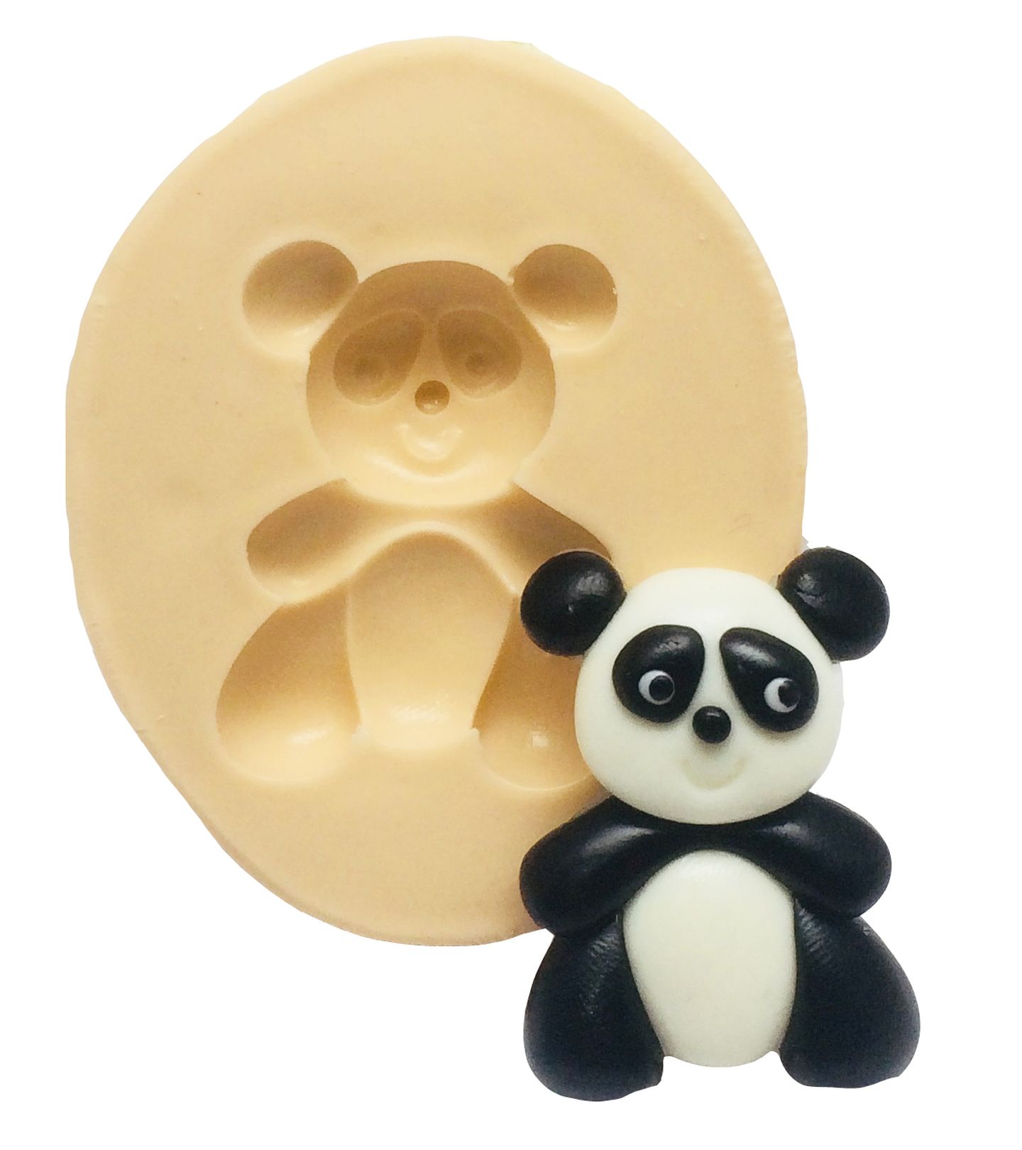Molde de silicone - Panda - Pequeno - P367
