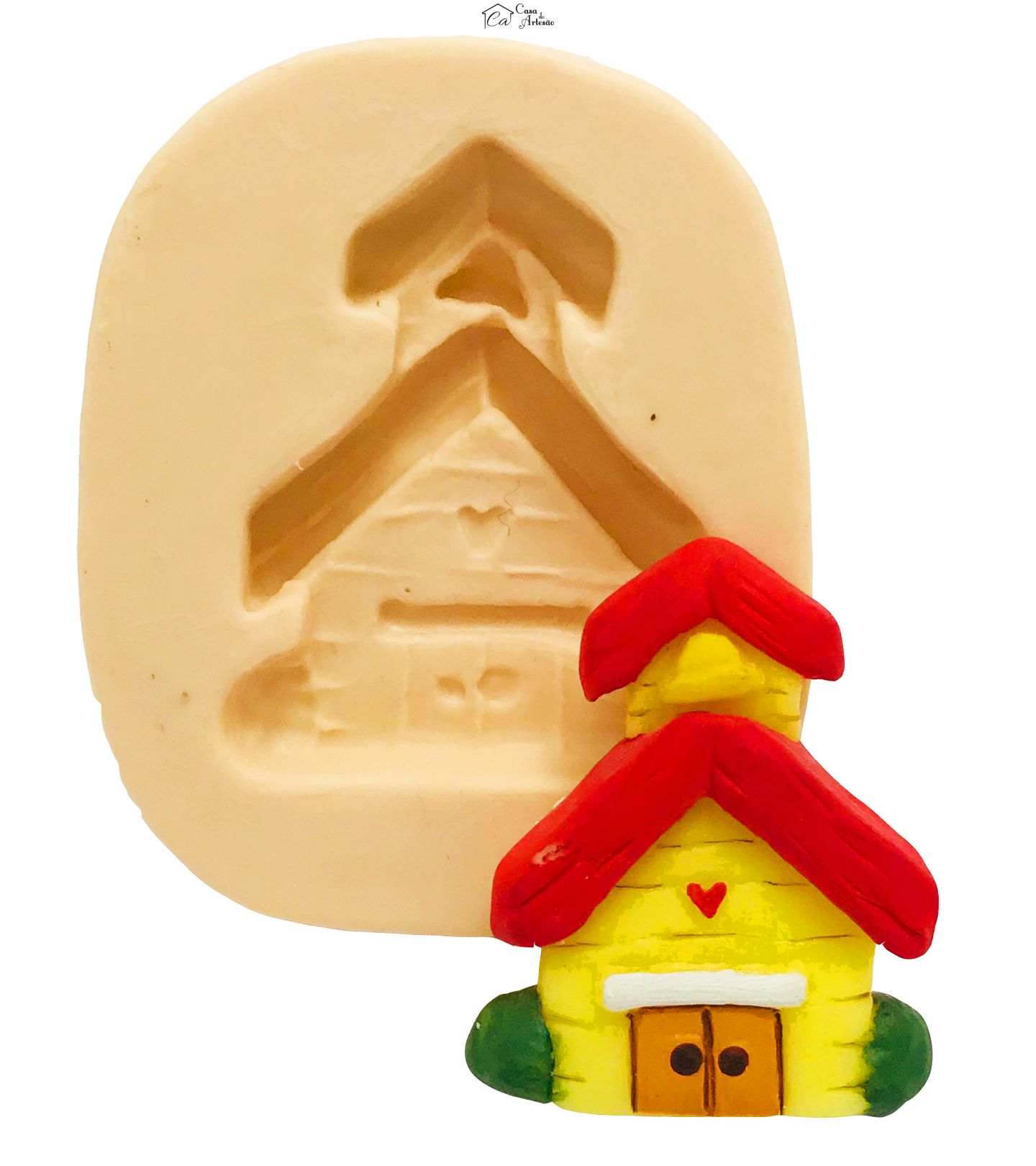 Molde de silicone - Casa - P16