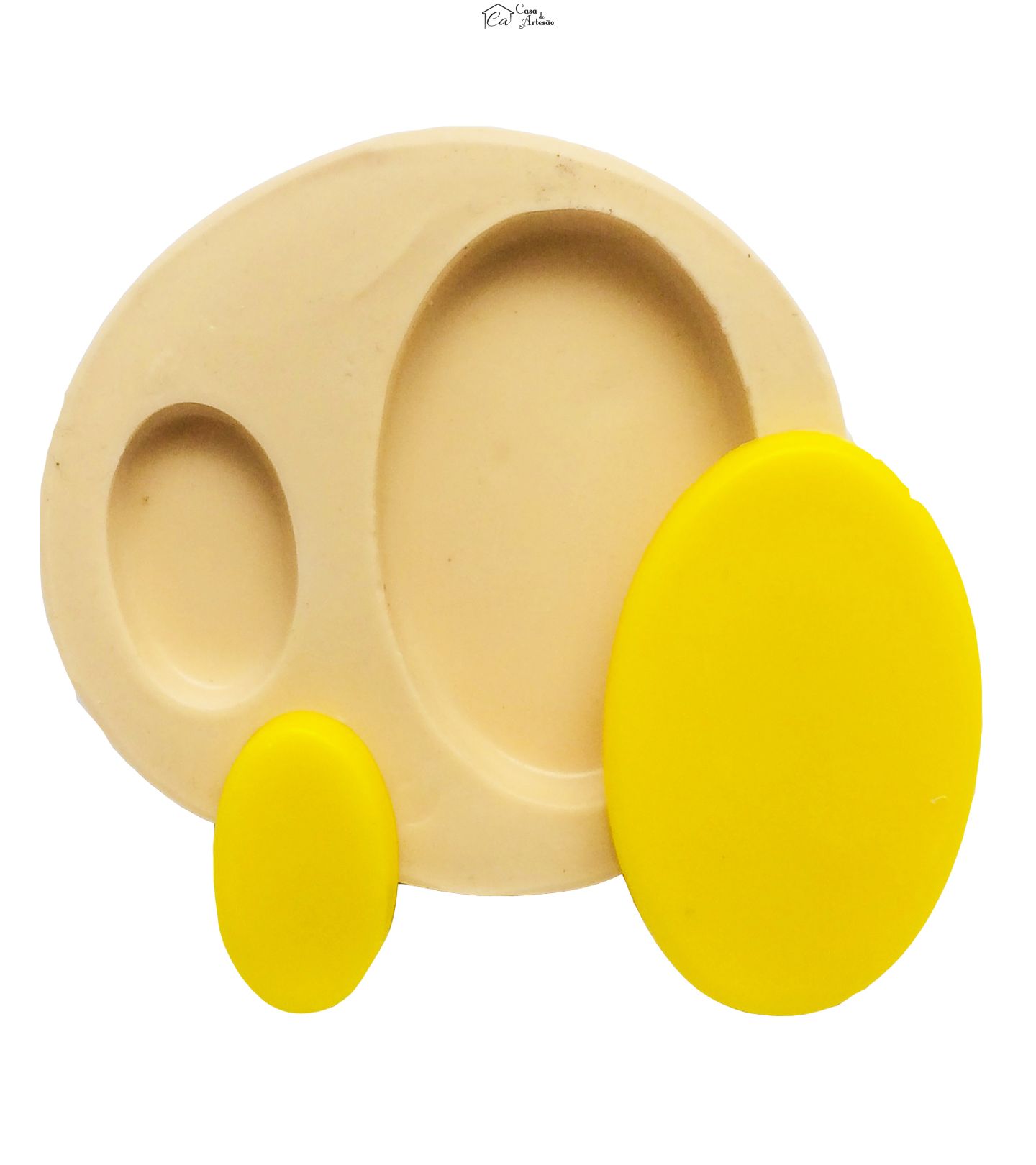 Molde de silicone - Base Oval - 02 Tamanhos - P218