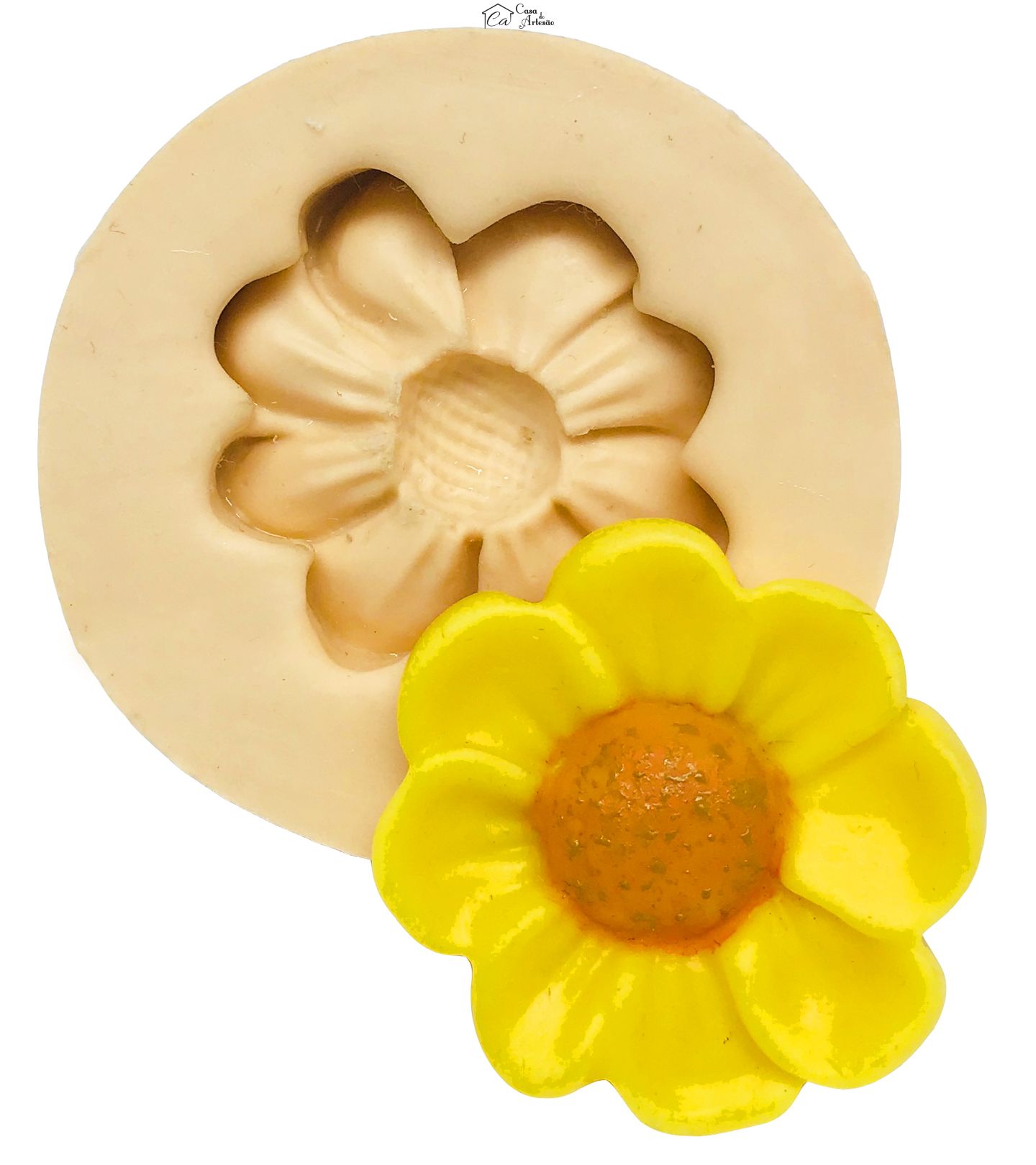 Molde de silicone - Margarida