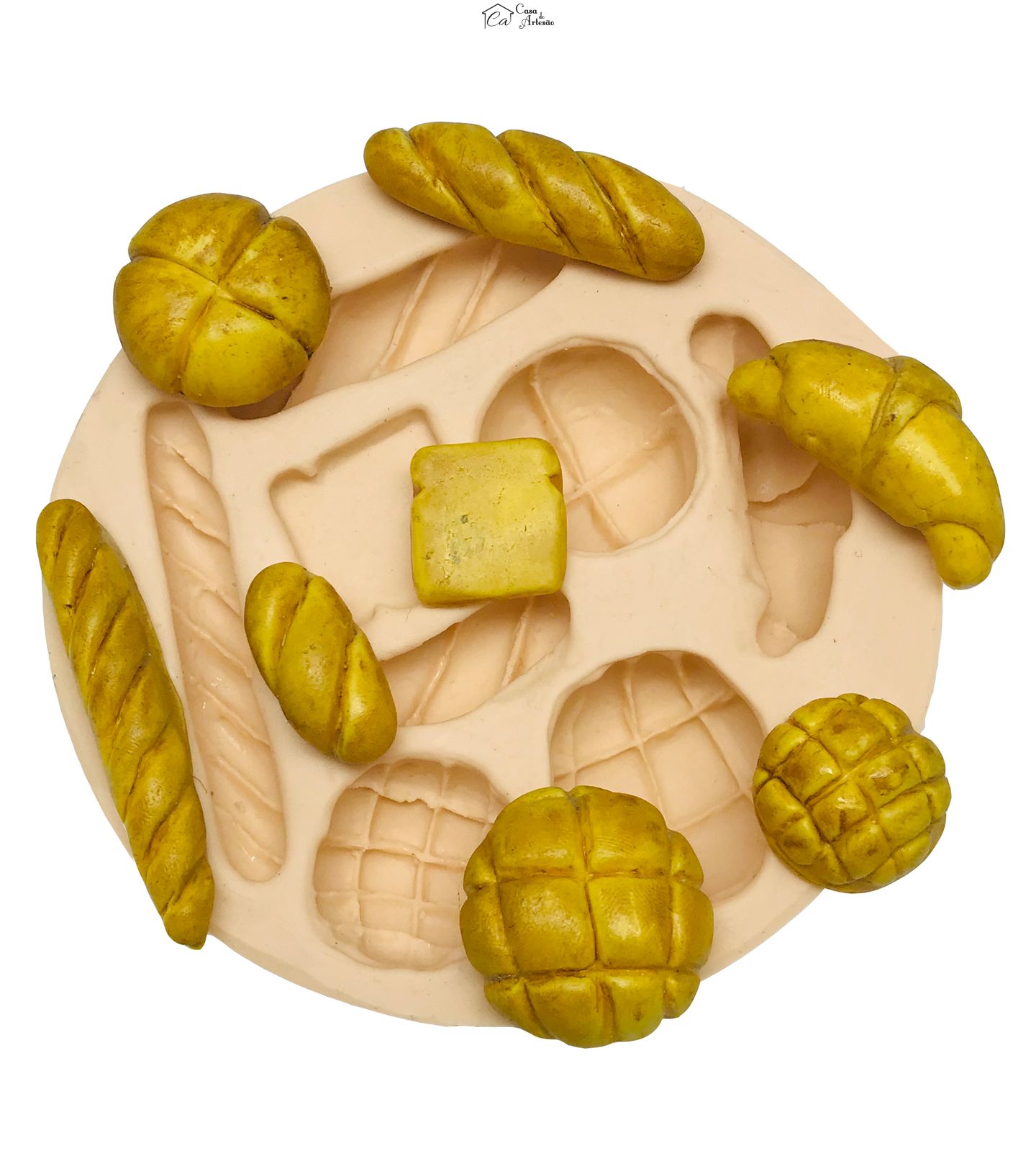 Molde de silicone - Pães (8)