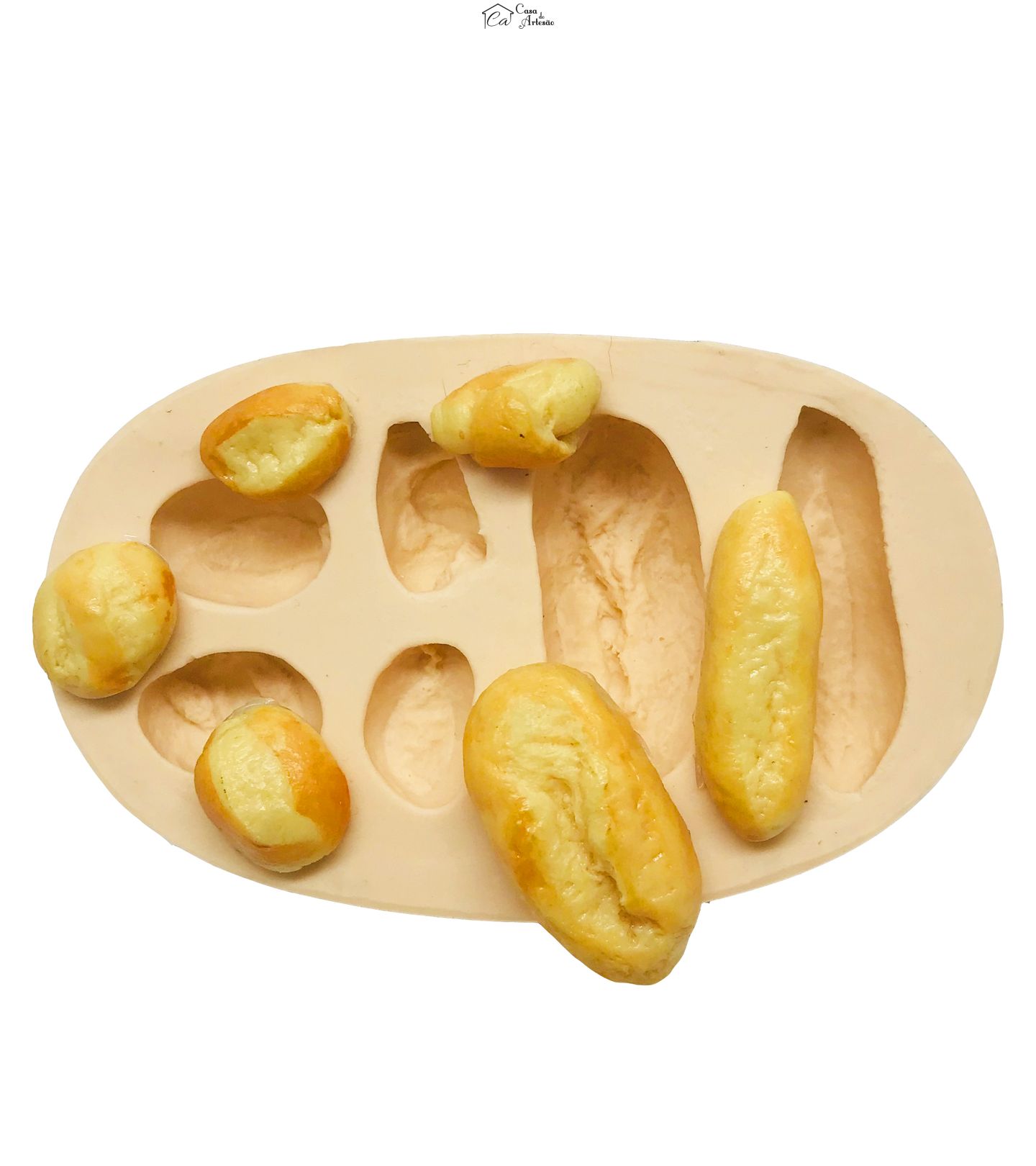 Molde de silicone - Kit Pães