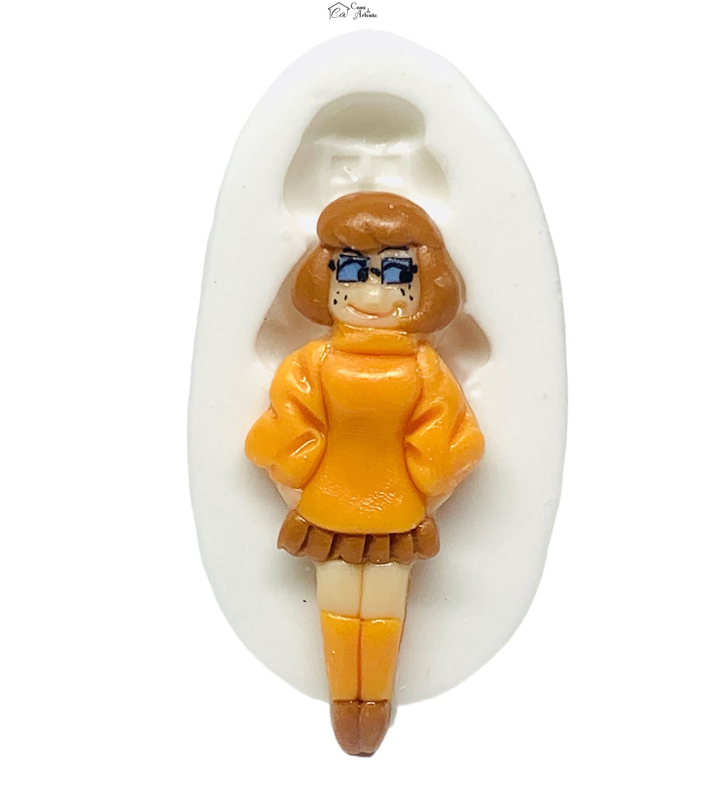 Molde de silicone - Scooby Doo - Velma - Media - P1232