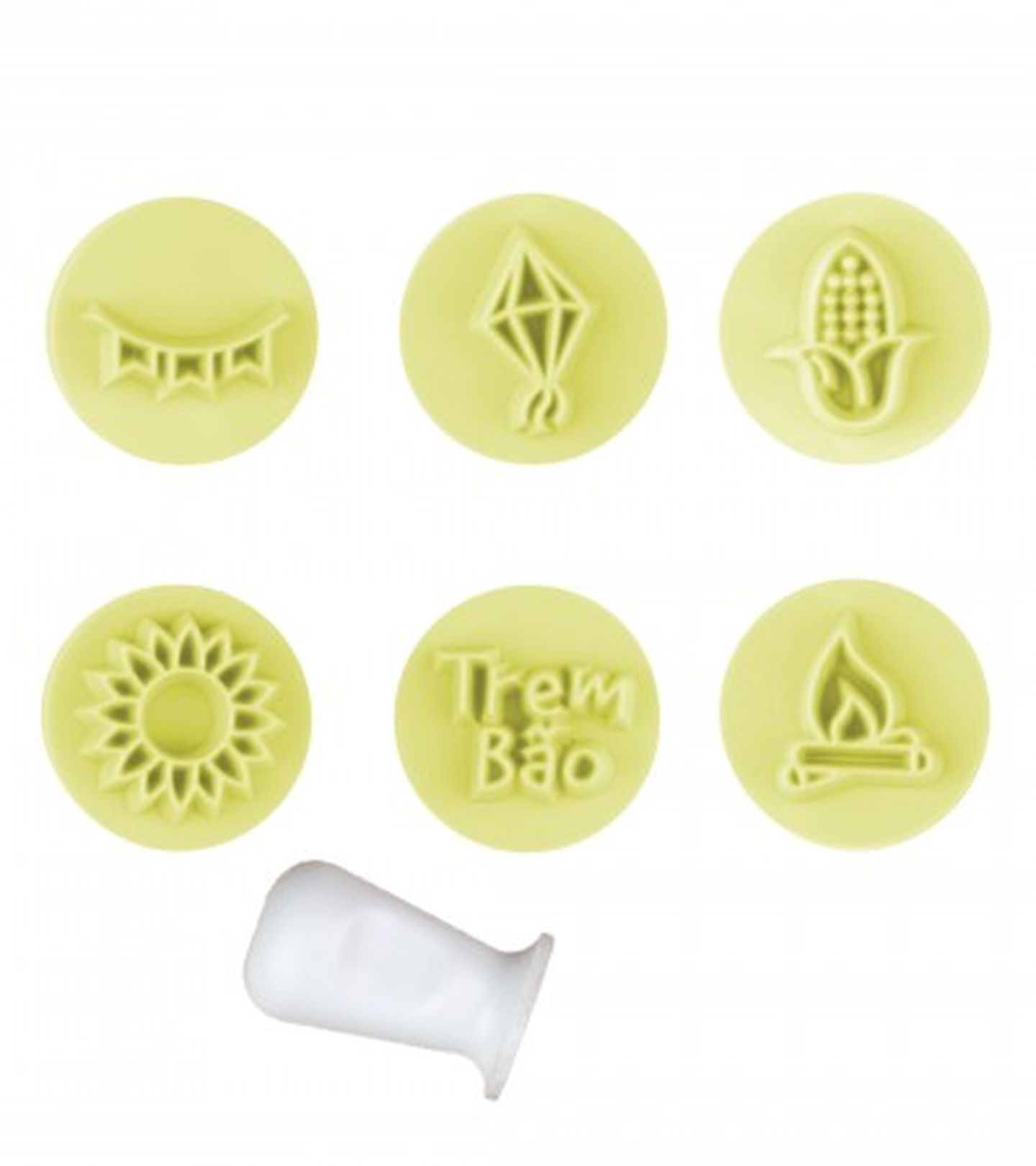 Carimbo Blue Star - Diâmetro 2,0 cm - Kit Juninos - Cod.2376