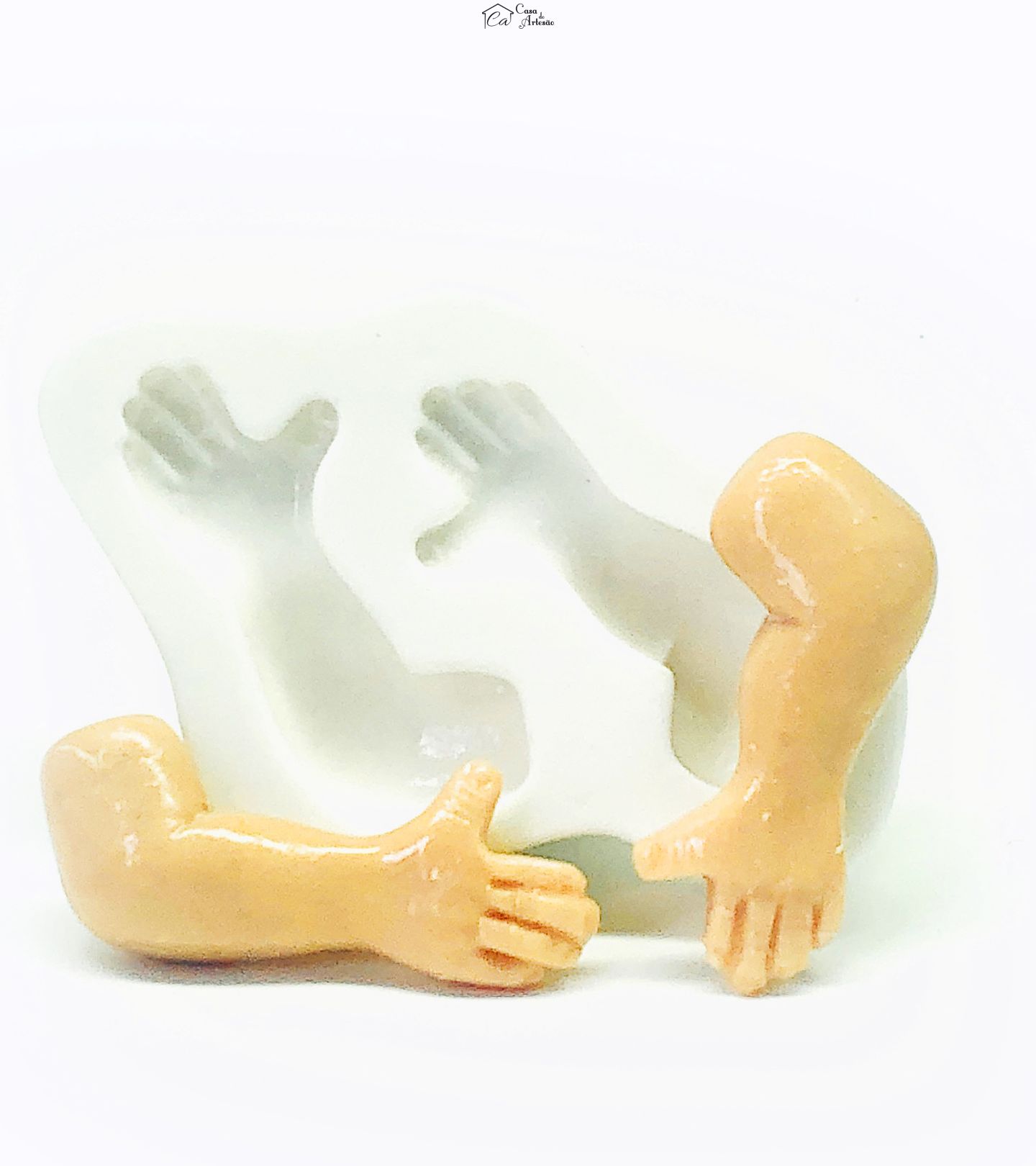Molde de silicone - Braços Mod. 3 - P1120