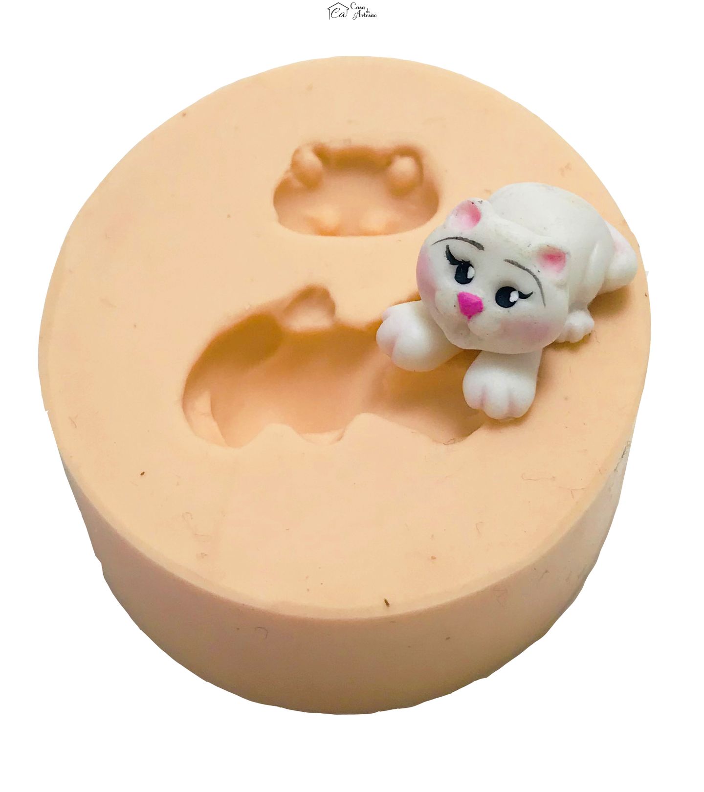 Molde de silicone - Gato Sentado Mini