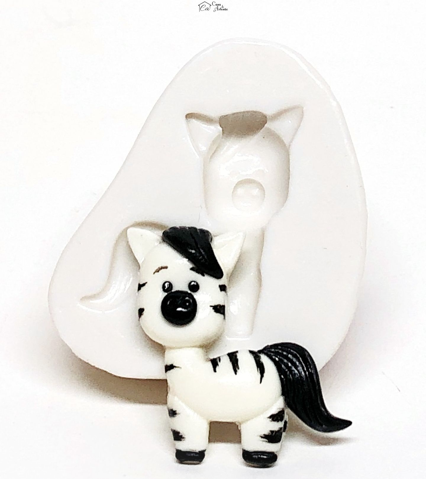 Molde de silicone - Zebra - Pequena - P1084