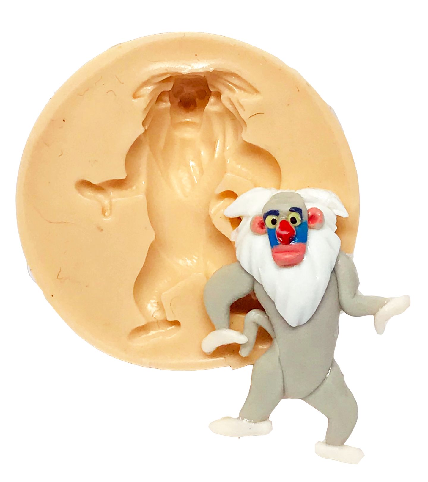 Molde de silicone - Rei Leão - Rafiki - Pequeno - P638