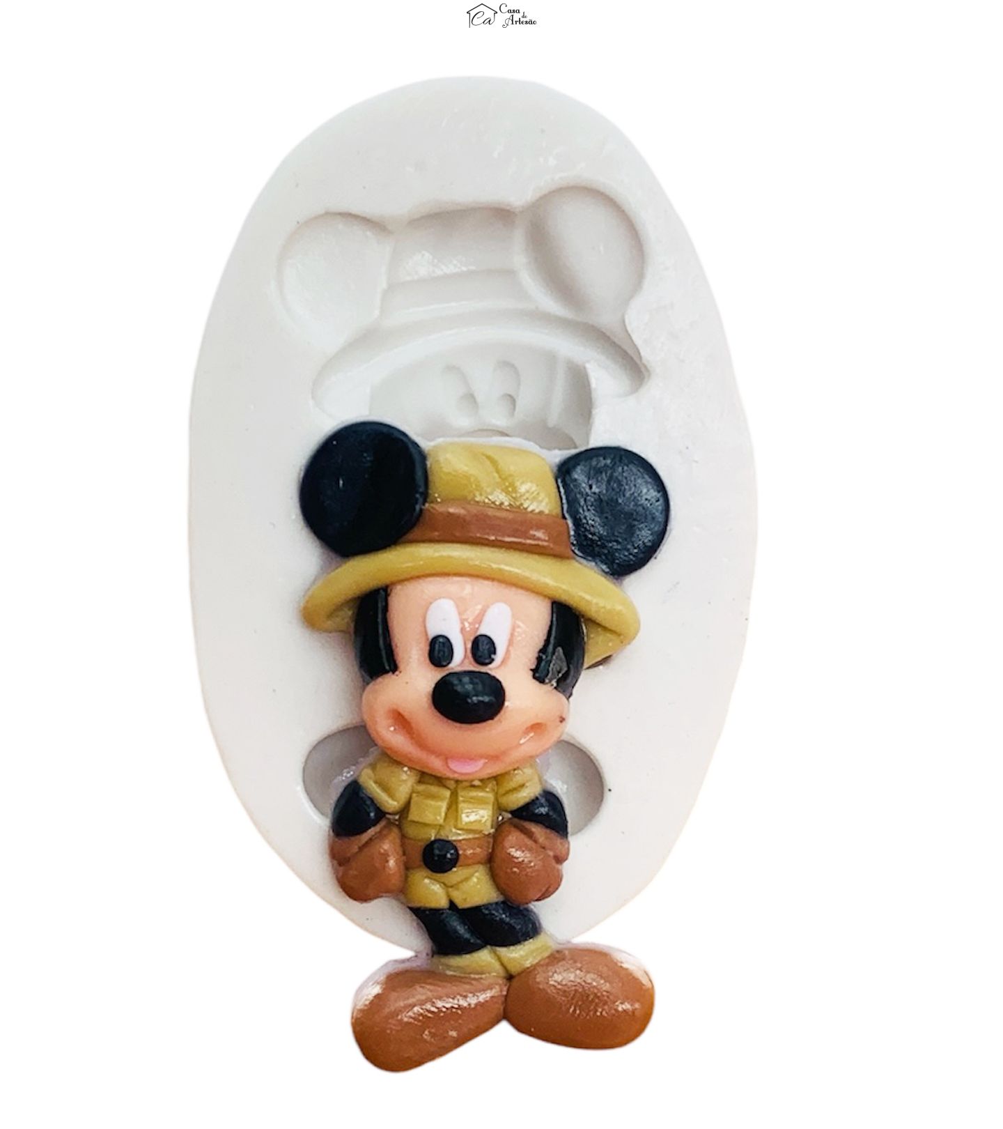Molde de silicone - Mickey Safari - Mickey - Medio - P1249
