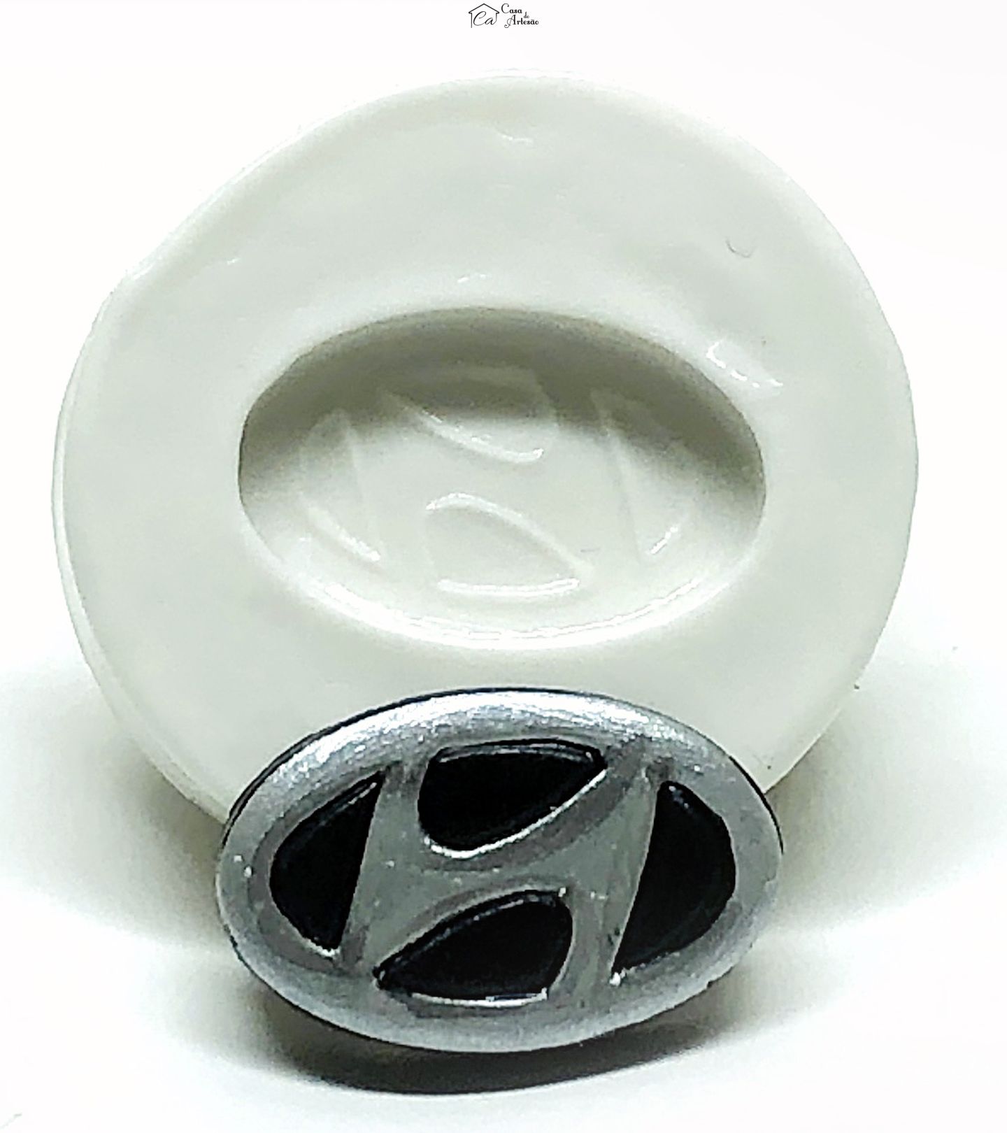 Molde de silicone - Hyndai - Logo Pequeno - P1022
