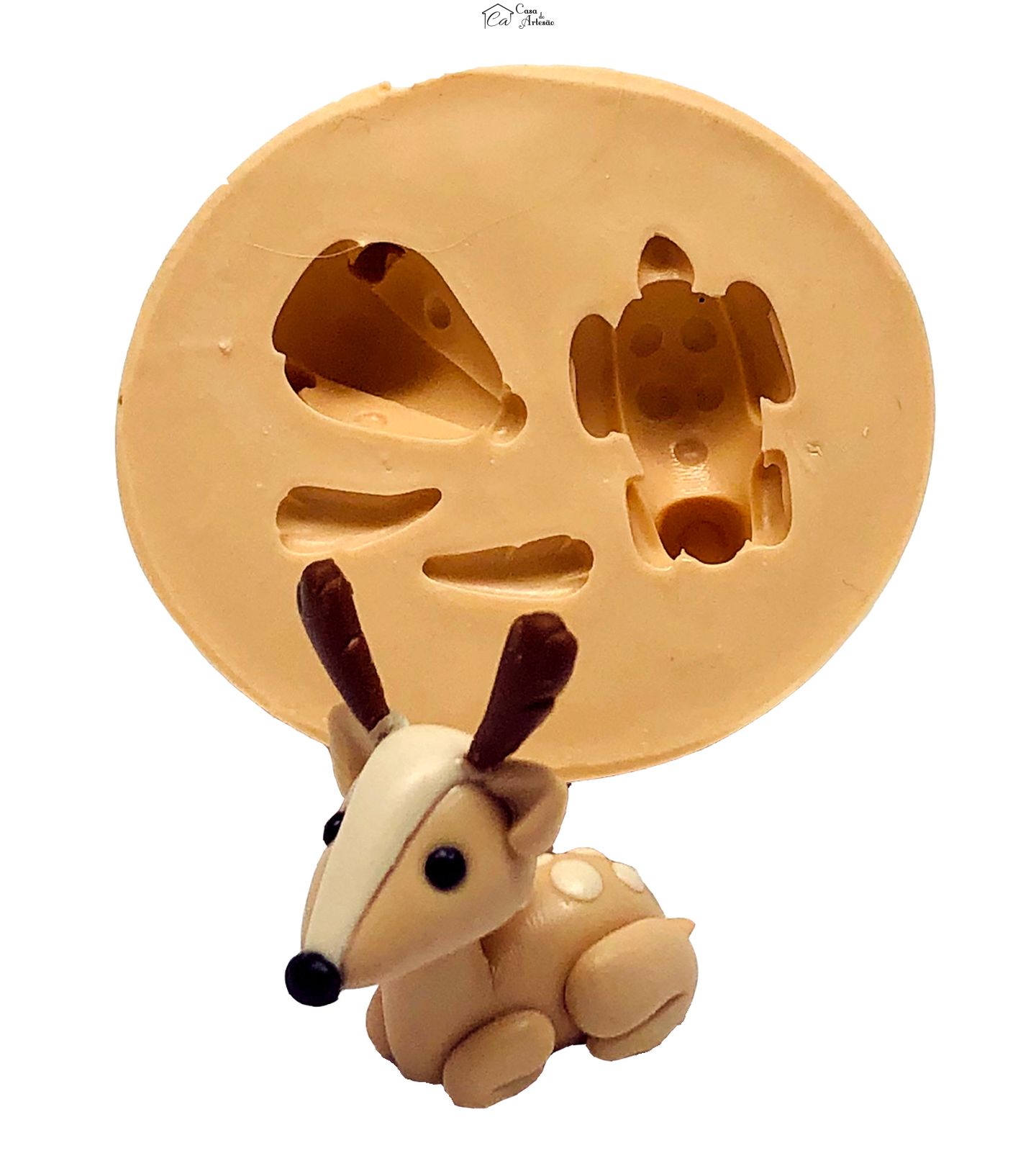 Molde de silicone - Veado - Pequeno