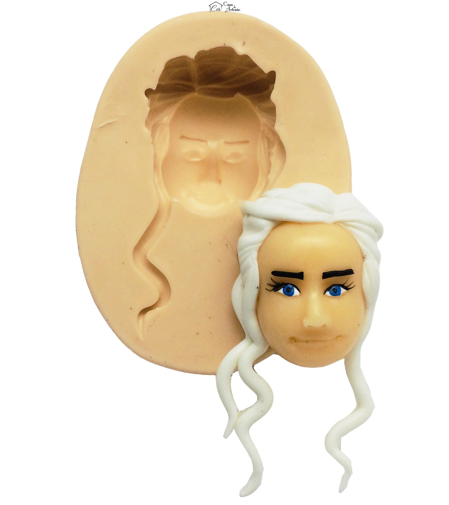 Molde de silicone - Game of Thrones - Daenerys Targaryen - P341