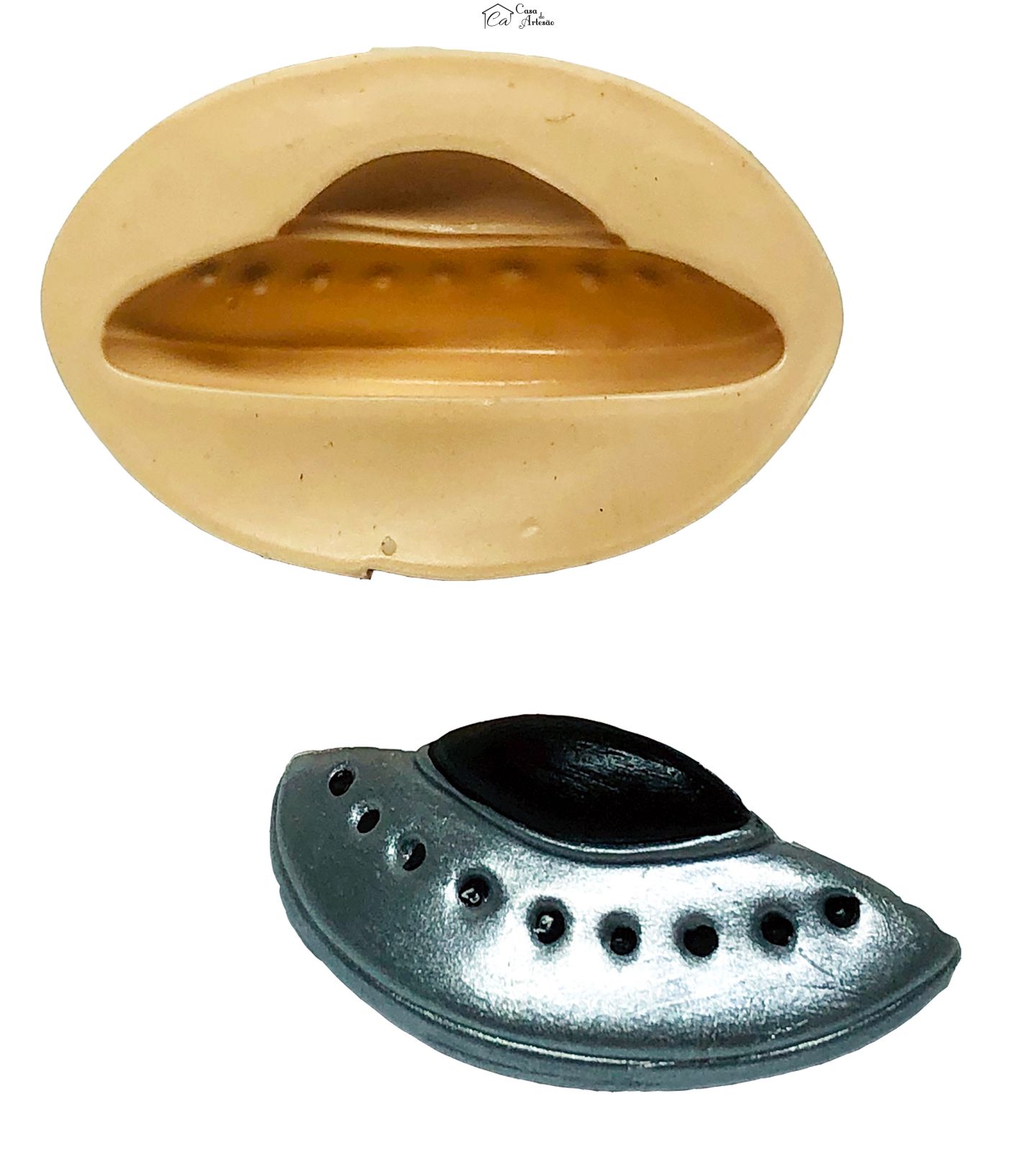 Molde de silicone - Disco Voador - Grande - P739