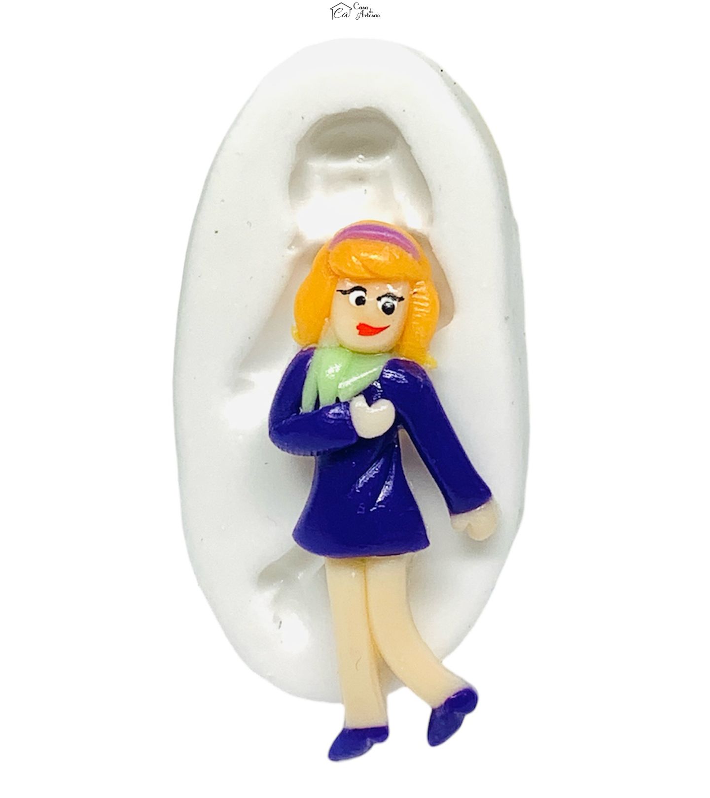 Molde de silicone - Scooby Doo - Daphne - Pequena - P1231