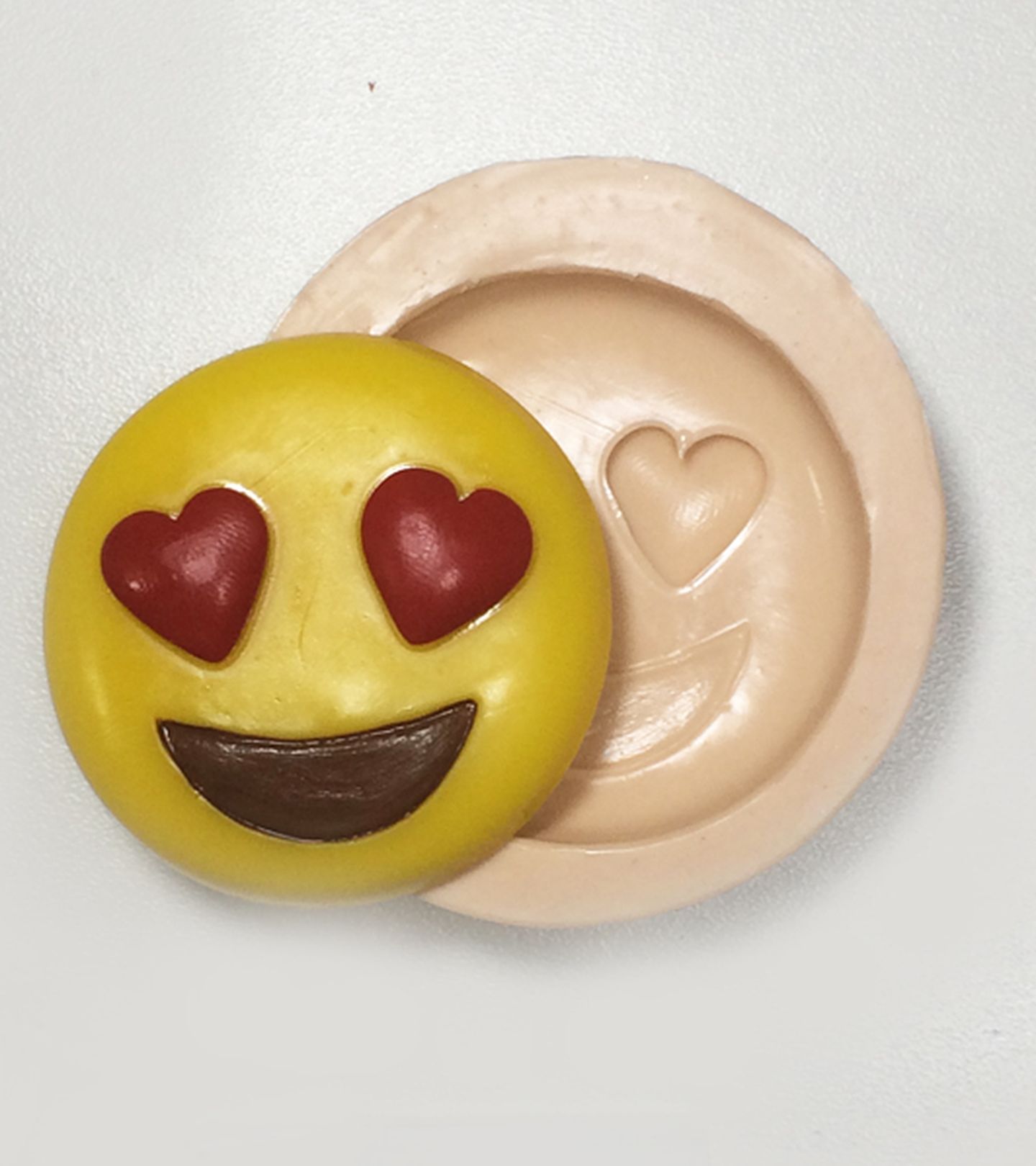 Molde de silicone - Emoji O filme - Me Apaixonei! - Grande - P323