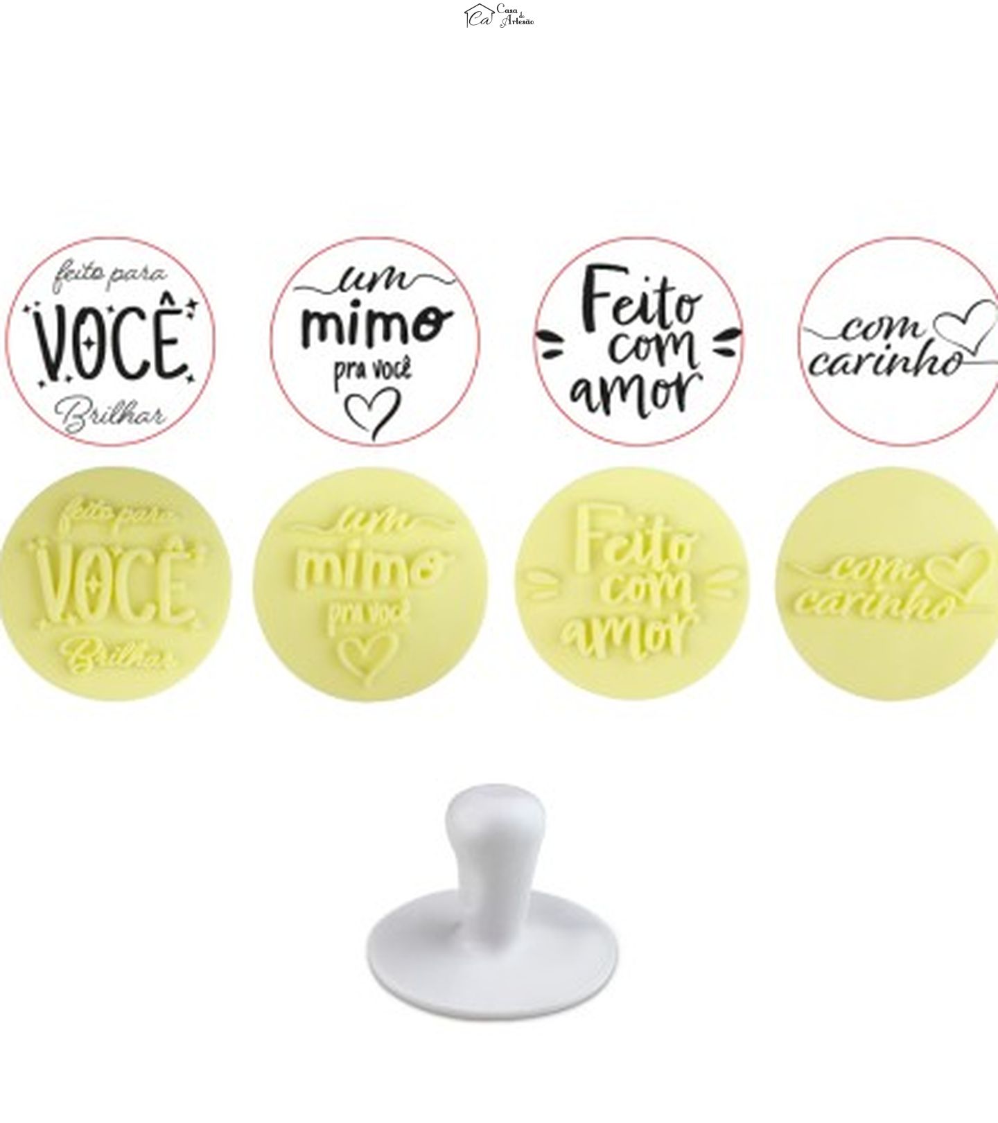 Carimbo Blue Star - Diâmetro 5,0 cm - Kit Frases Mimos - Cod.1867