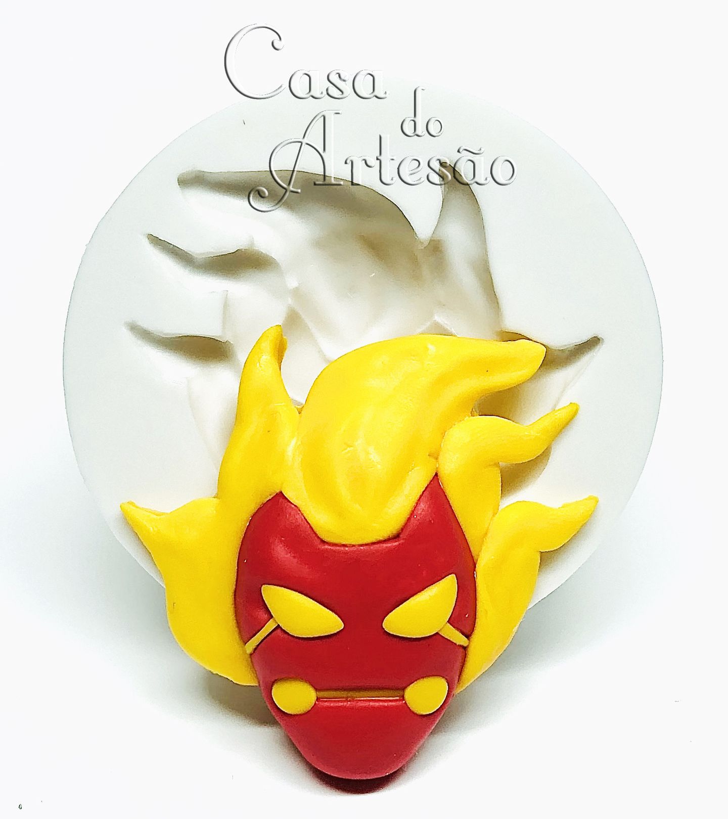 Ben 10 - Rosto Heatblast - Grande - P901