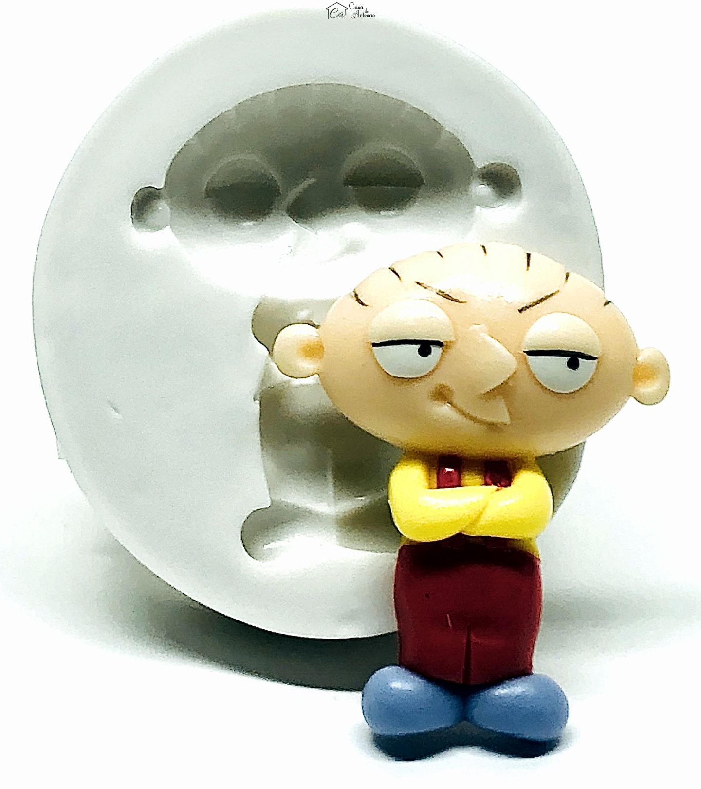 Molde de silicone - Uma Familia da Pesada - Stewie - Grande - P993