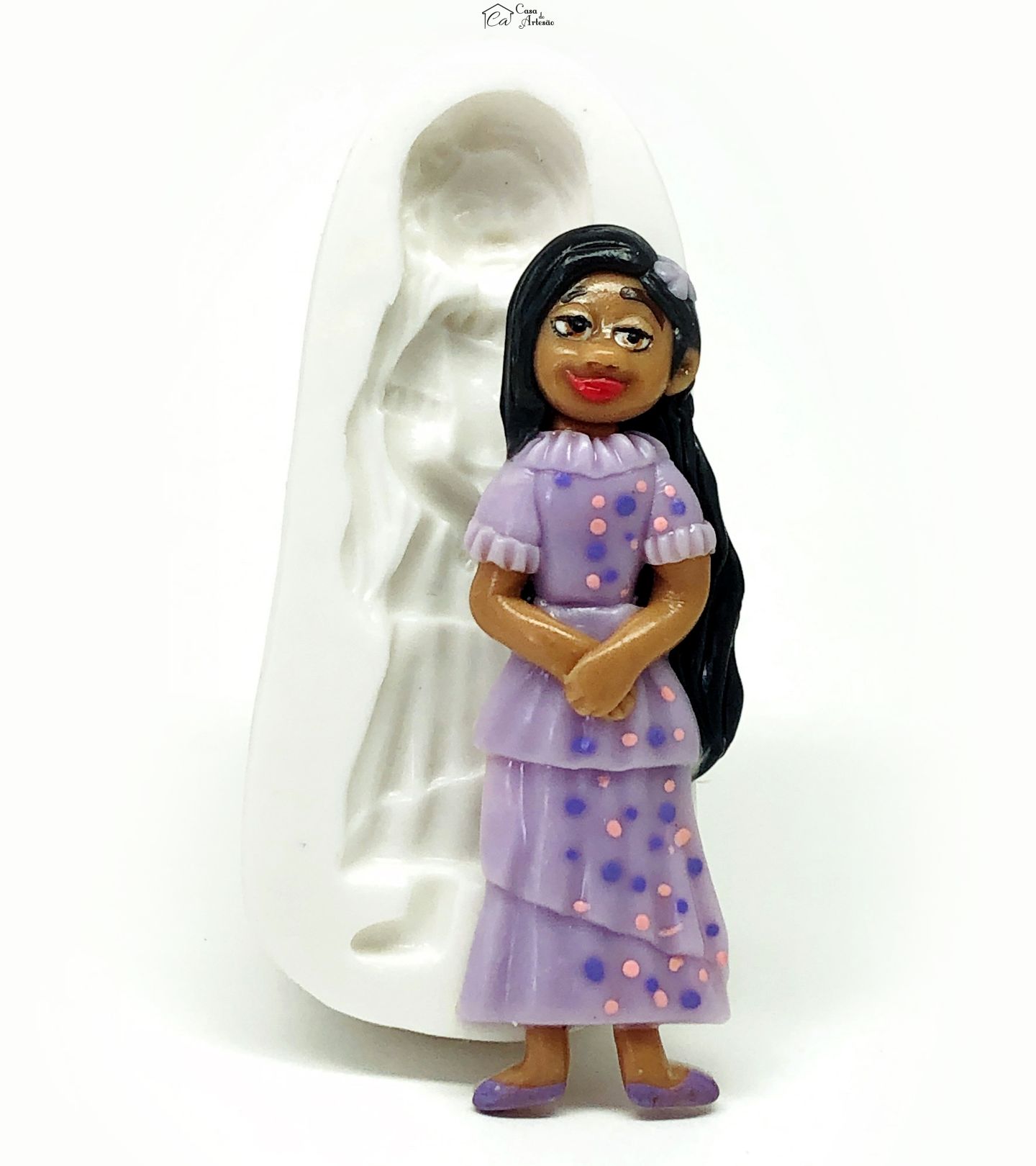 Molde de silicone - Encanto - Isabela - Grande - P1127