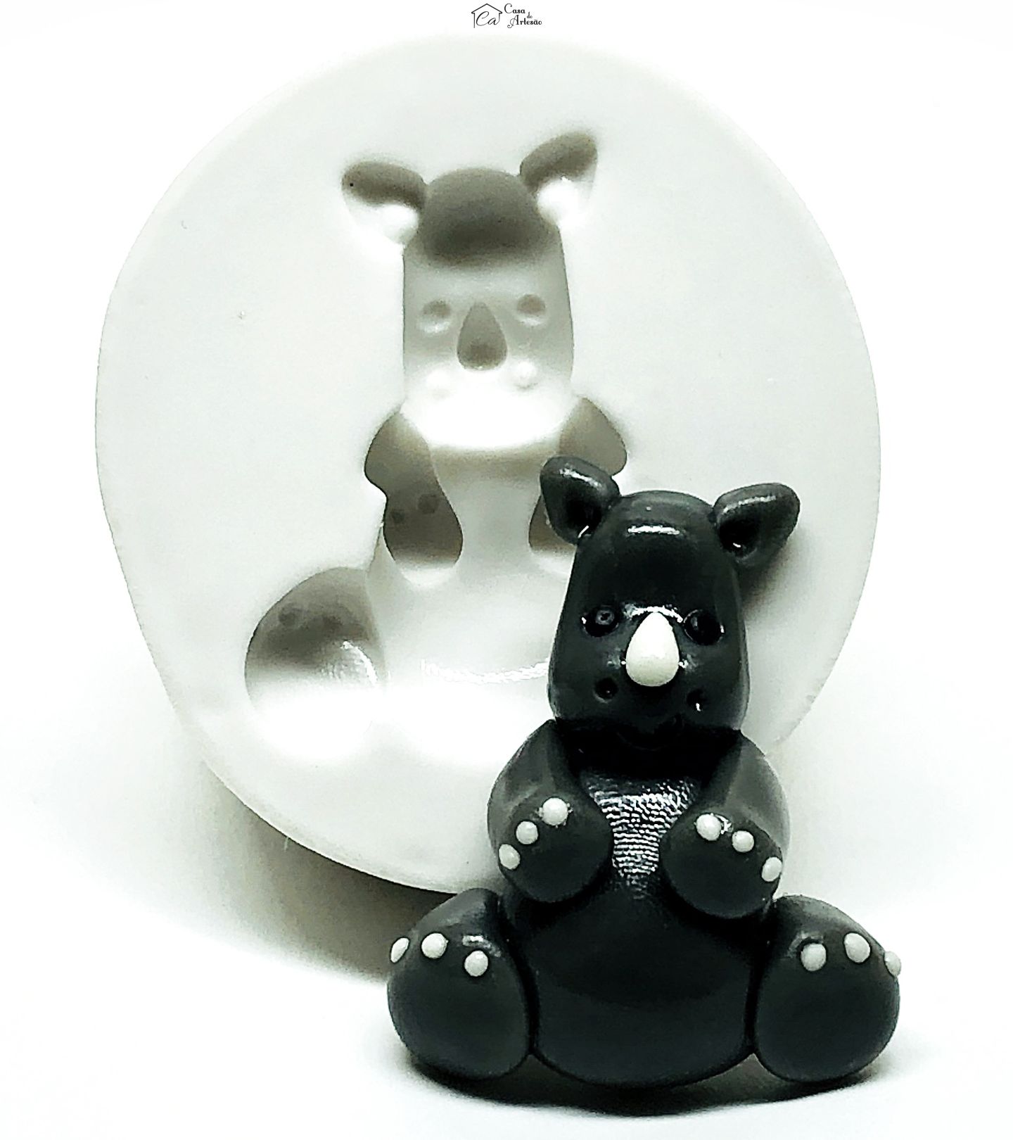 Molde de silicone - Rinoceronte - Baby - Medio - P1019