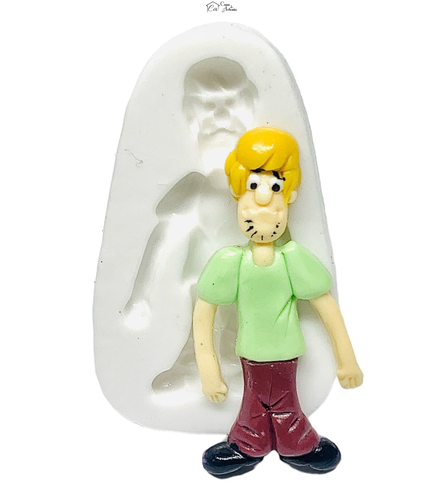 Molde de silicone - Scooby Doo - Salsicha - Pequeno - P1232