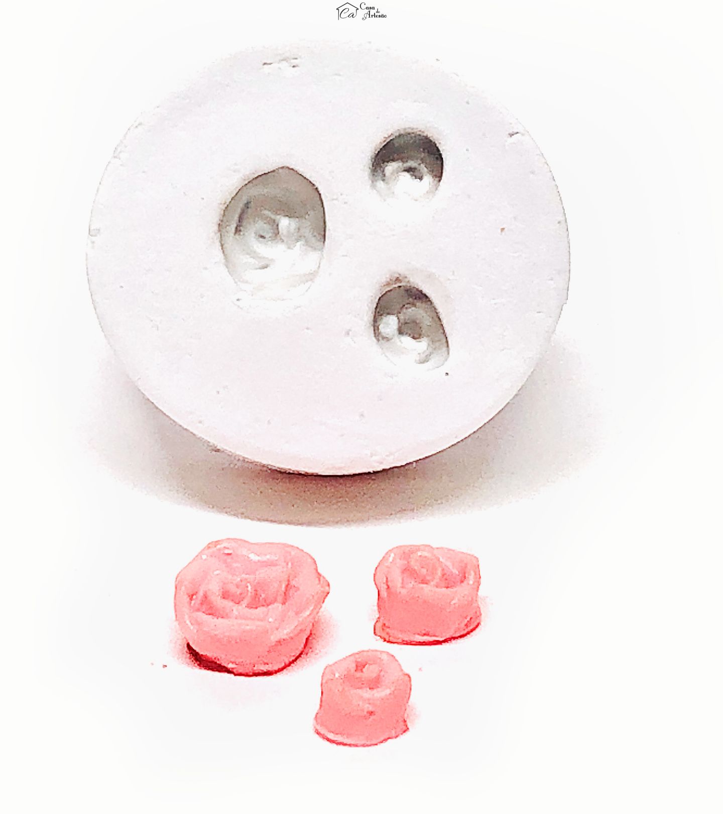 Molde de silicone - Rosas - Mini (3)