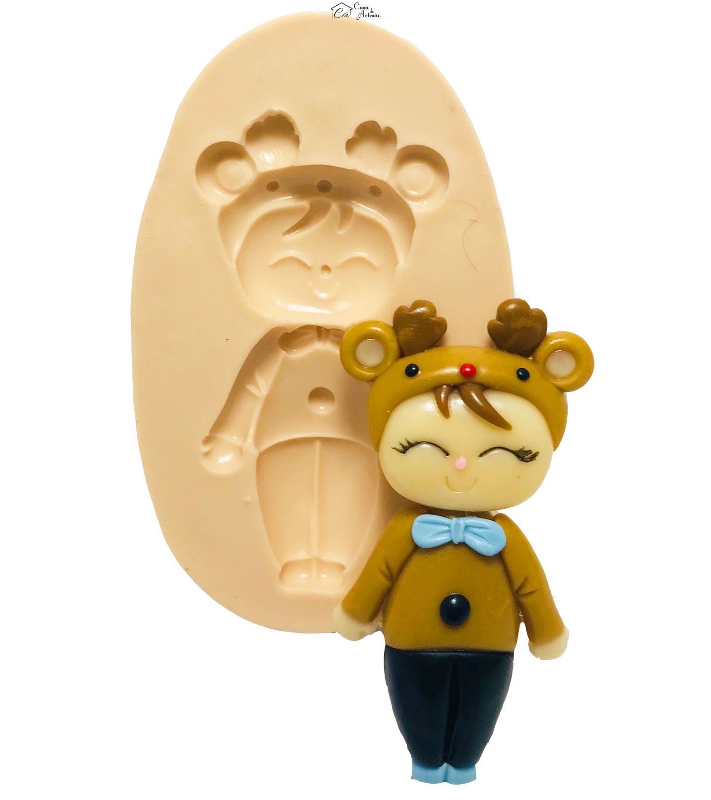 Molde de silicone - Me too Doll - Deer Boy - Grande - P427