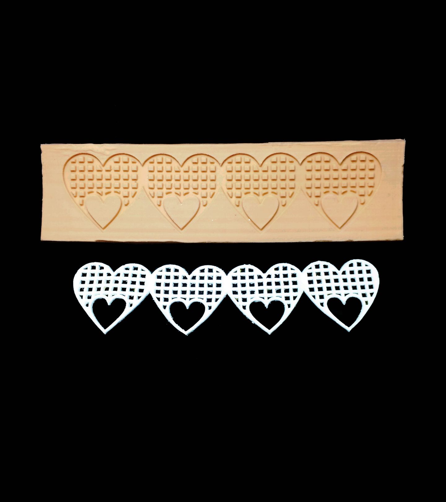 Renda Para Bolo - Coração