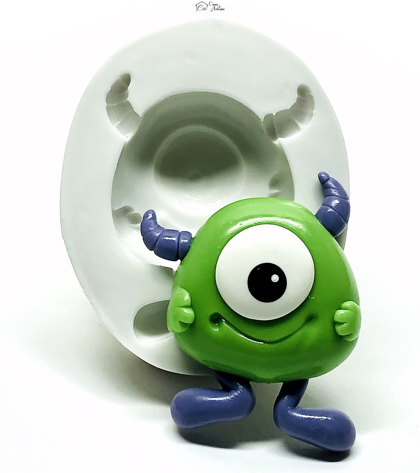 Molde de silicone - Monstrinhos - Mod.05 - Grande - P989