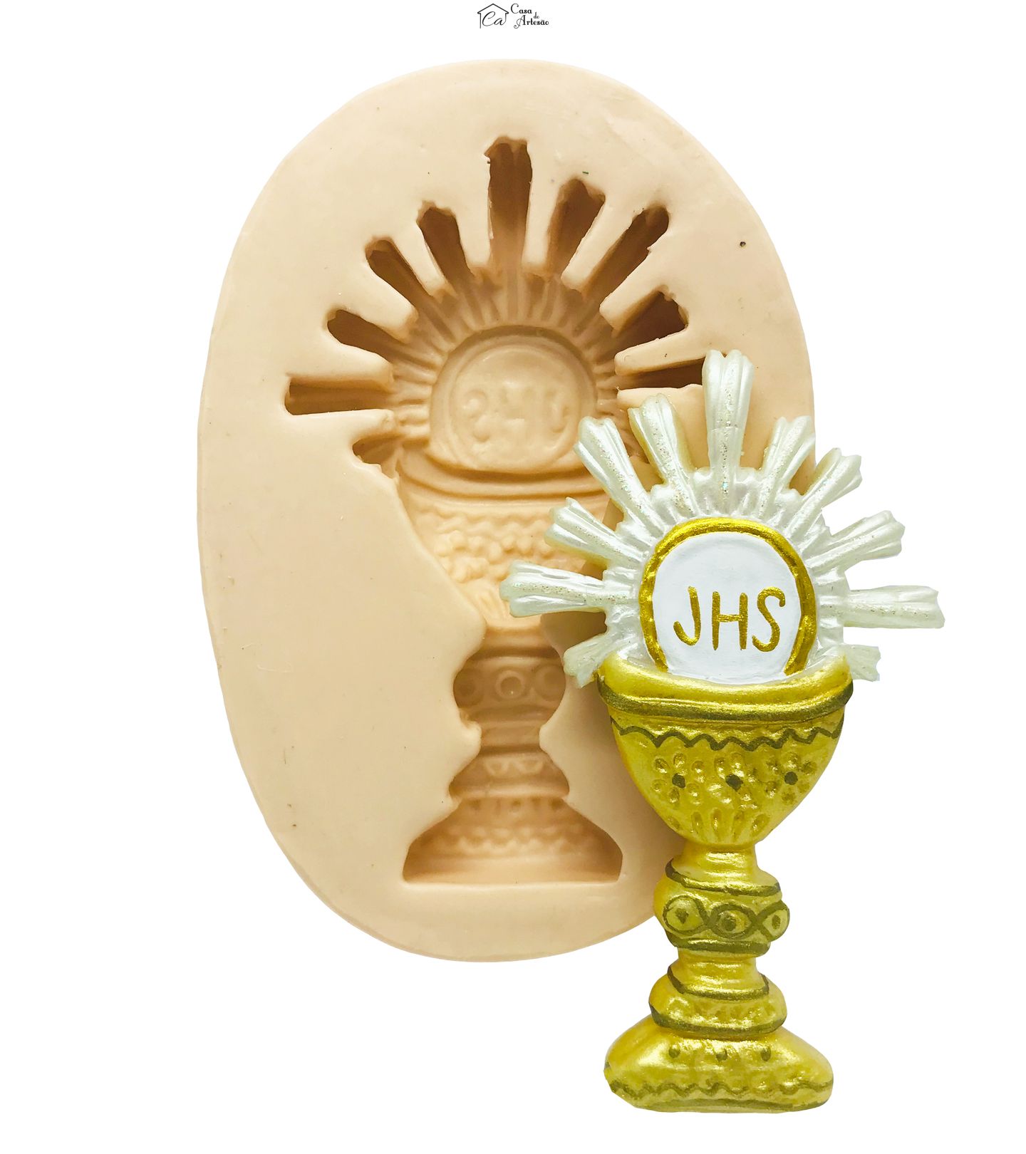 Molde de silicone - Igreja - Calice Grande