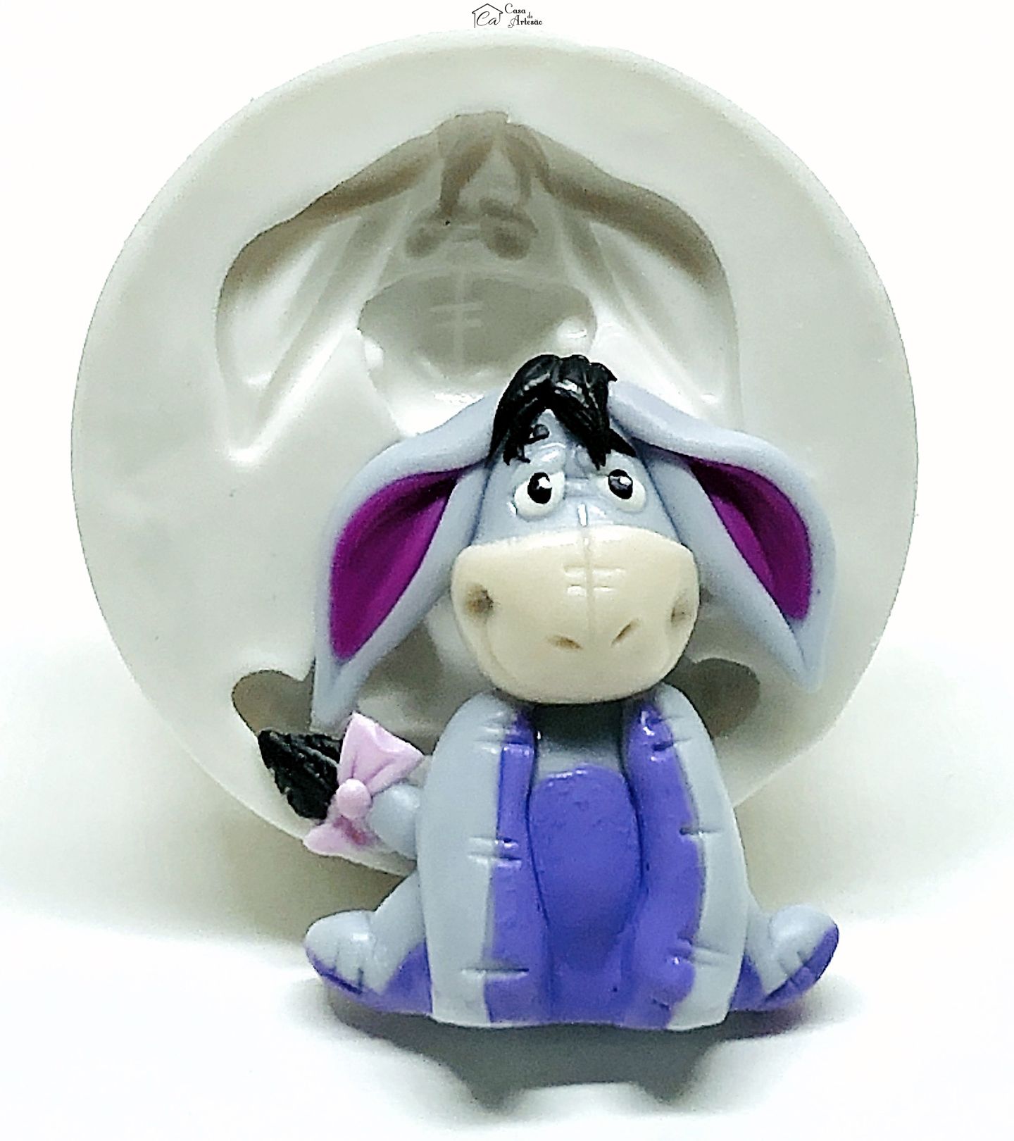 Molde de silicone - Urso Pooh - Bizonho - Pequeno - P1020