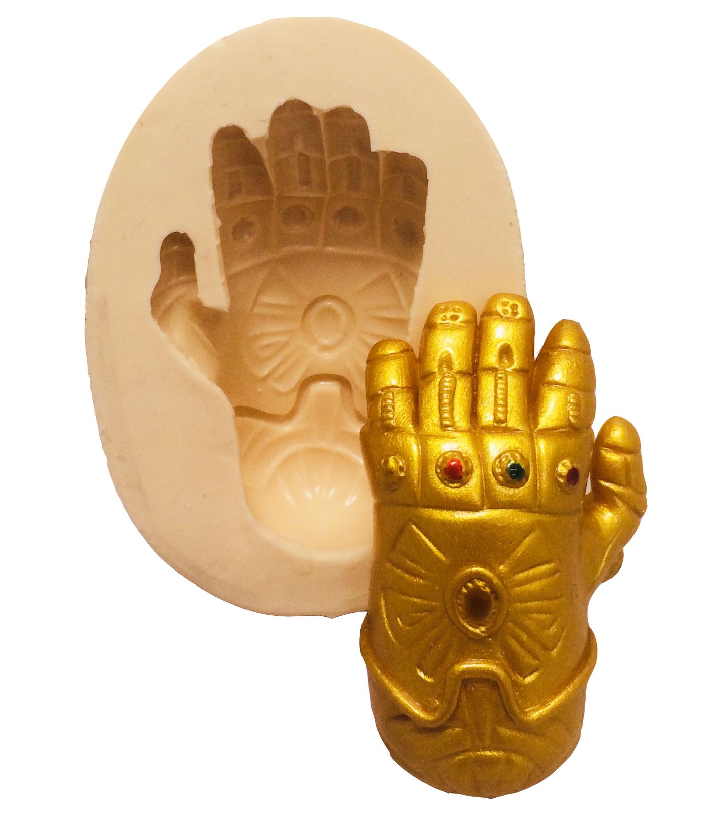 Molde de silicone - Os Vingadores - Manopla do Infinito - Media - P381