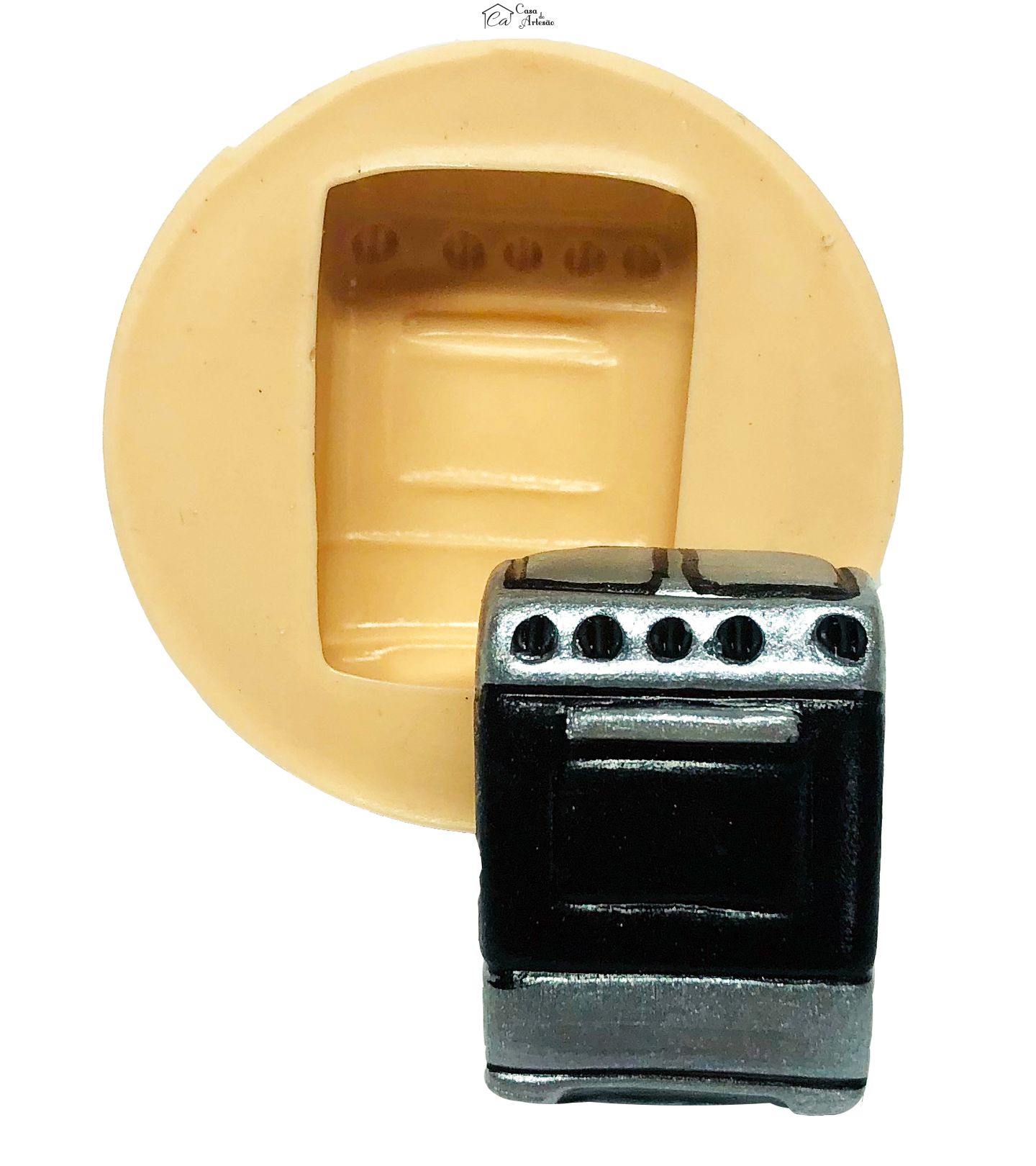 Molde de silicone - Cozinha - Fogao - Medio - P737