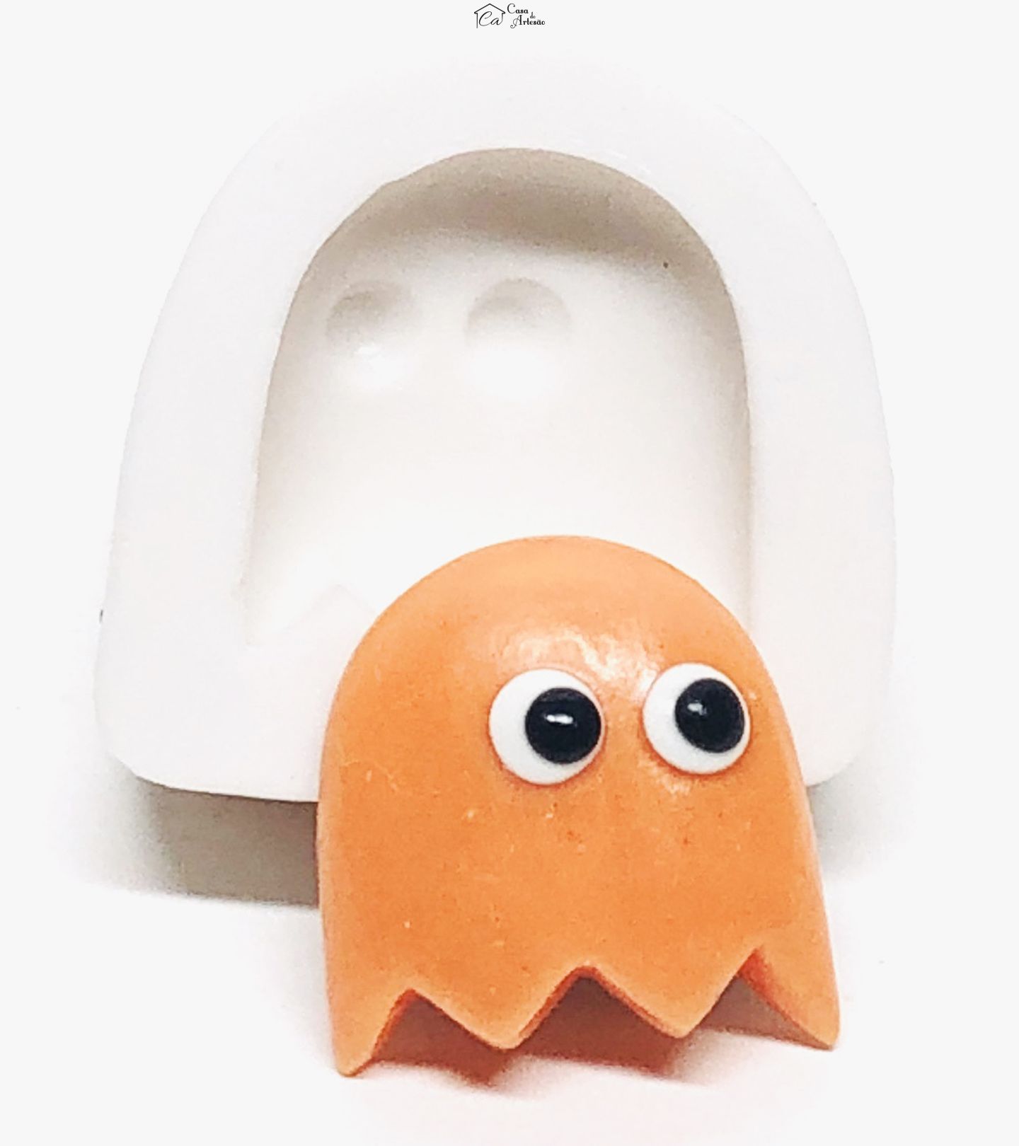 Molde de silicone - Pac Man - Fantasma - Pequeno - P1082