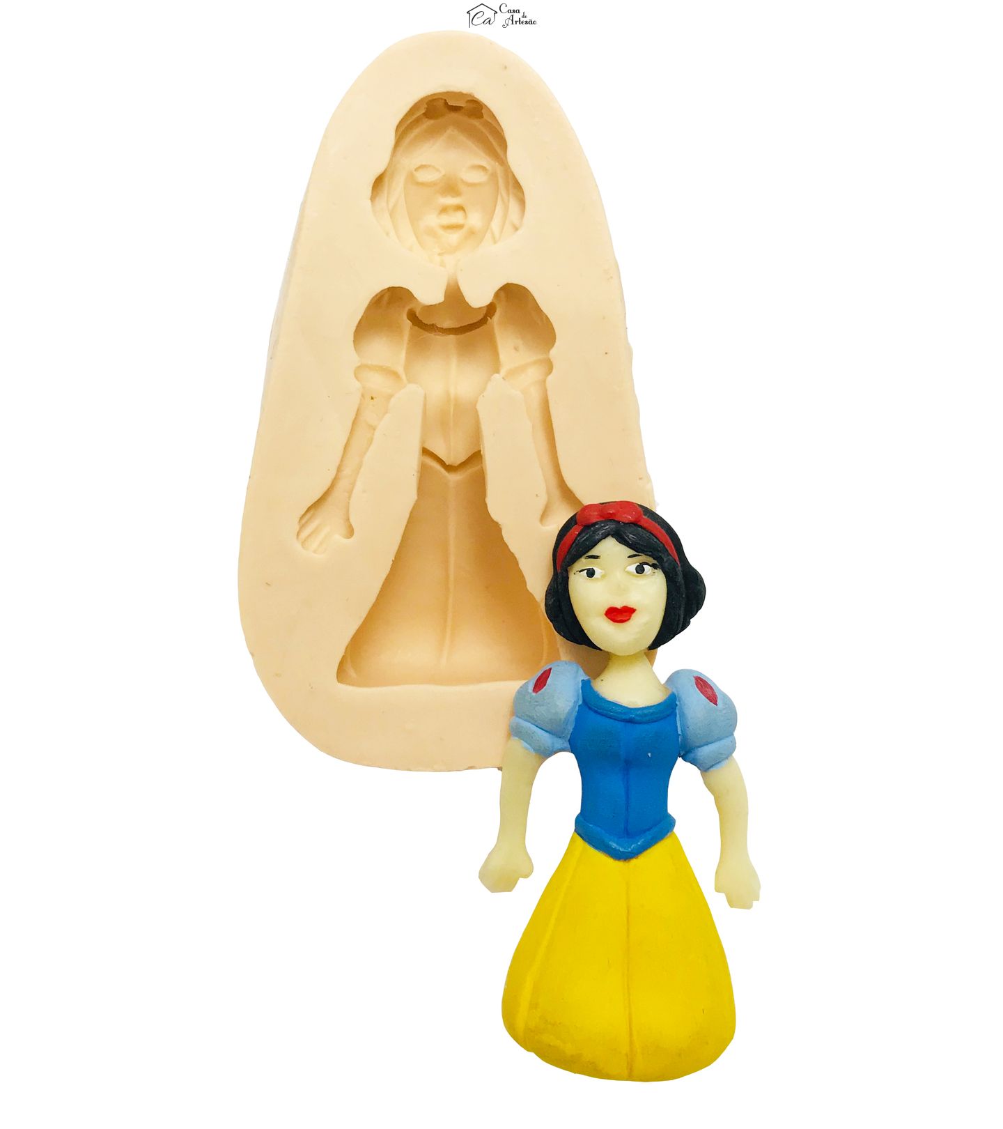 Molde de silicone - Branca de Neve - P189