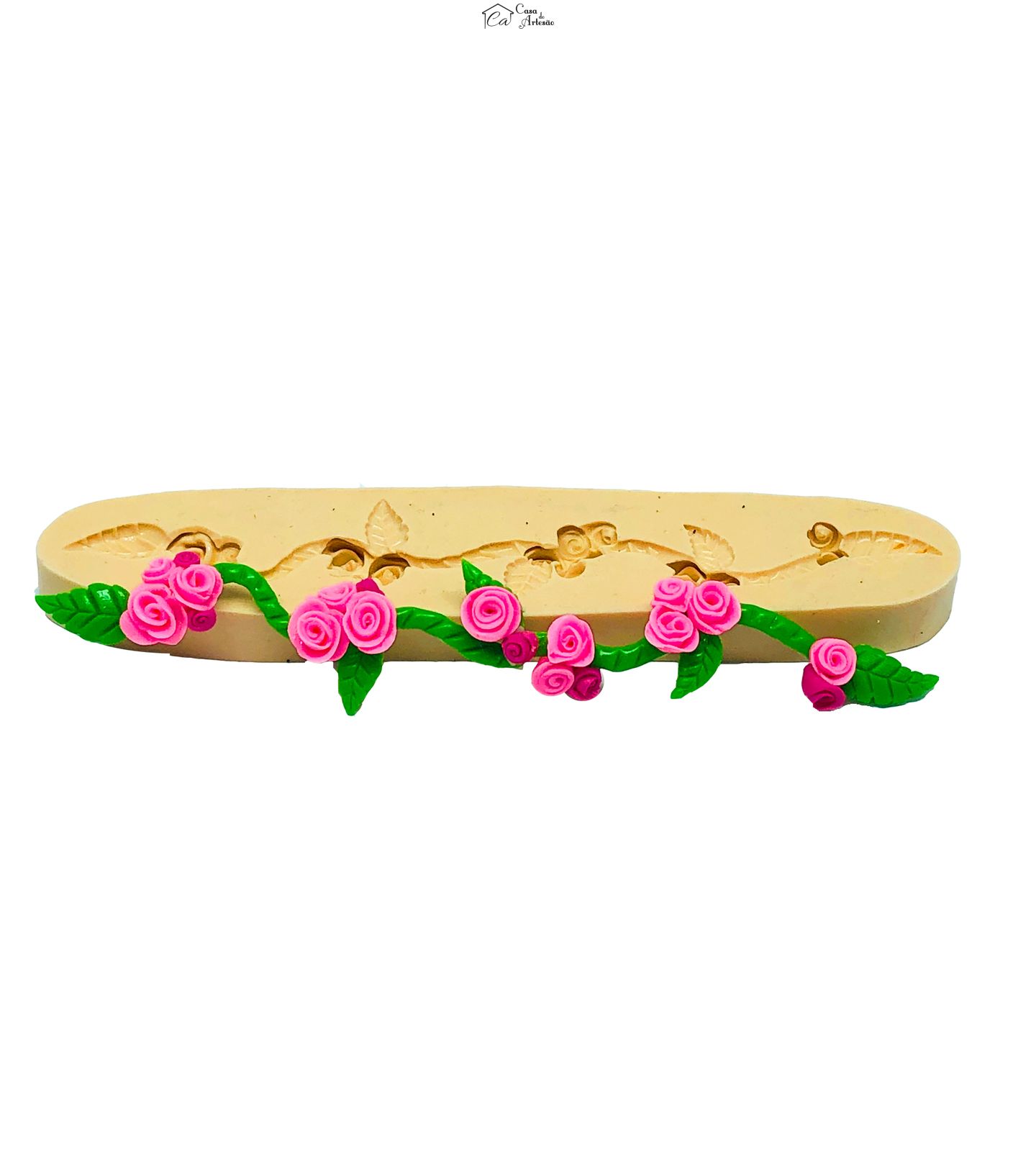 Molde de silicone - Decoração para Bolos - Floral - P758