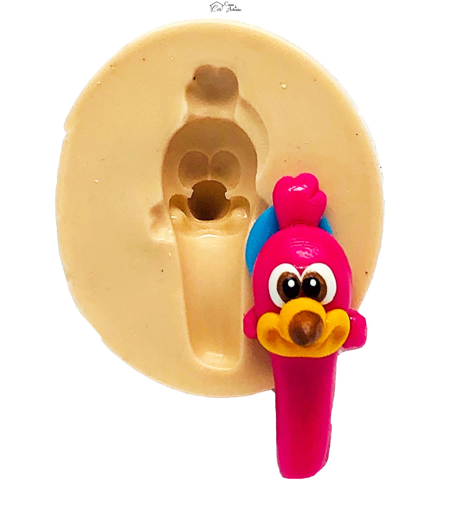 Molde de silicone - Tots - Rosto Freddy - Pequeno - P812