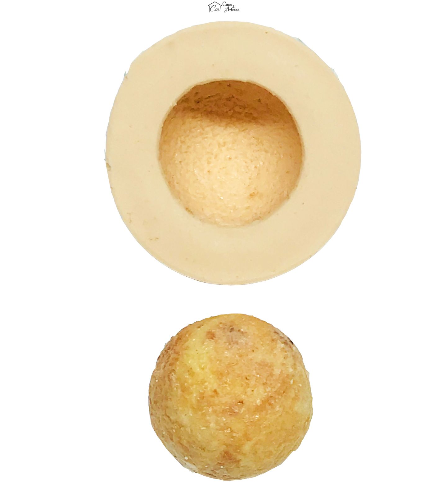 Molde de silicone - Salgados - Bola Queijo - Media - P569