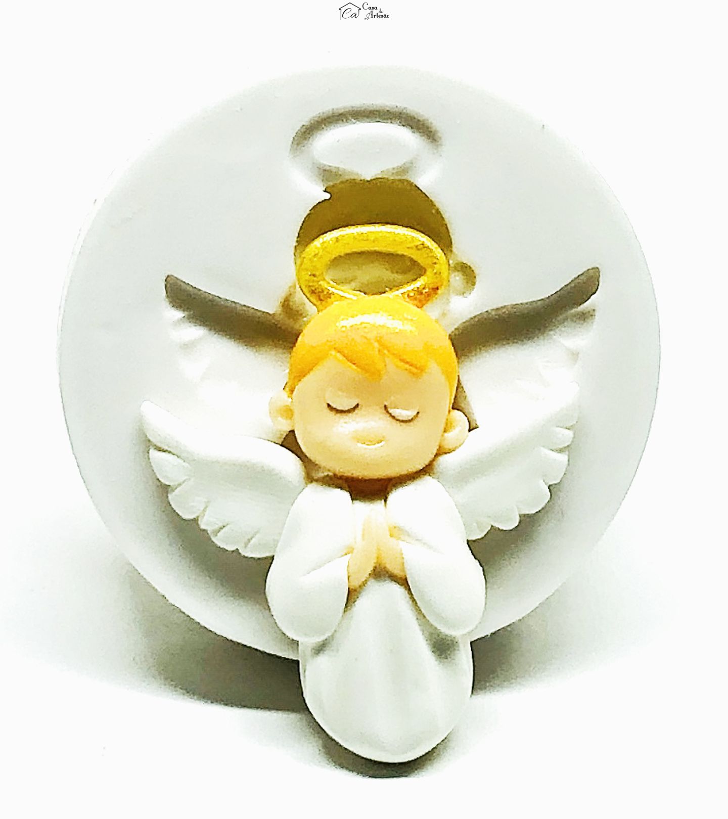Molde de silicone - Anjo - Mod.01 - Pequeno - P963