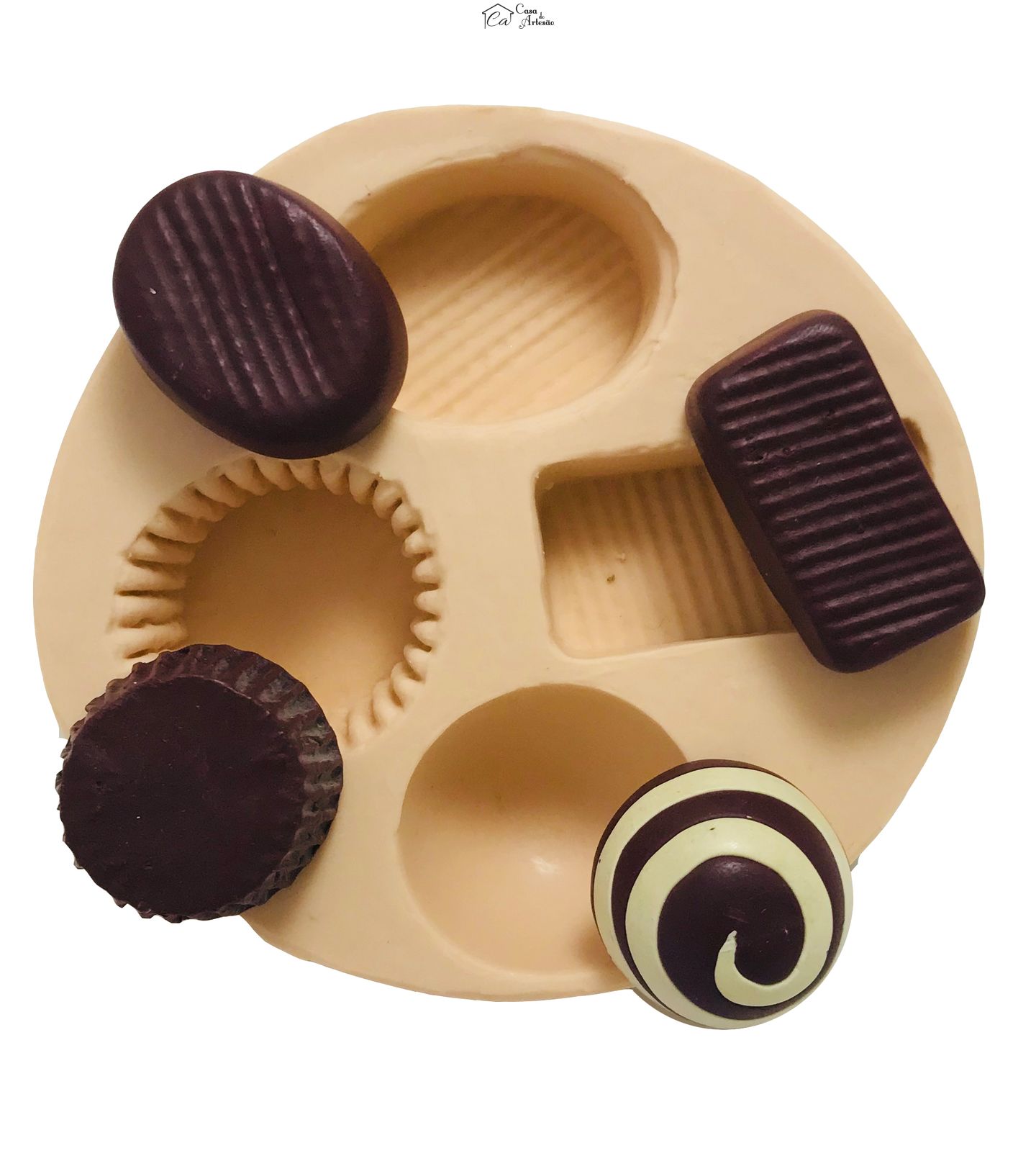 Molde de silicone - Chocolate (4)
