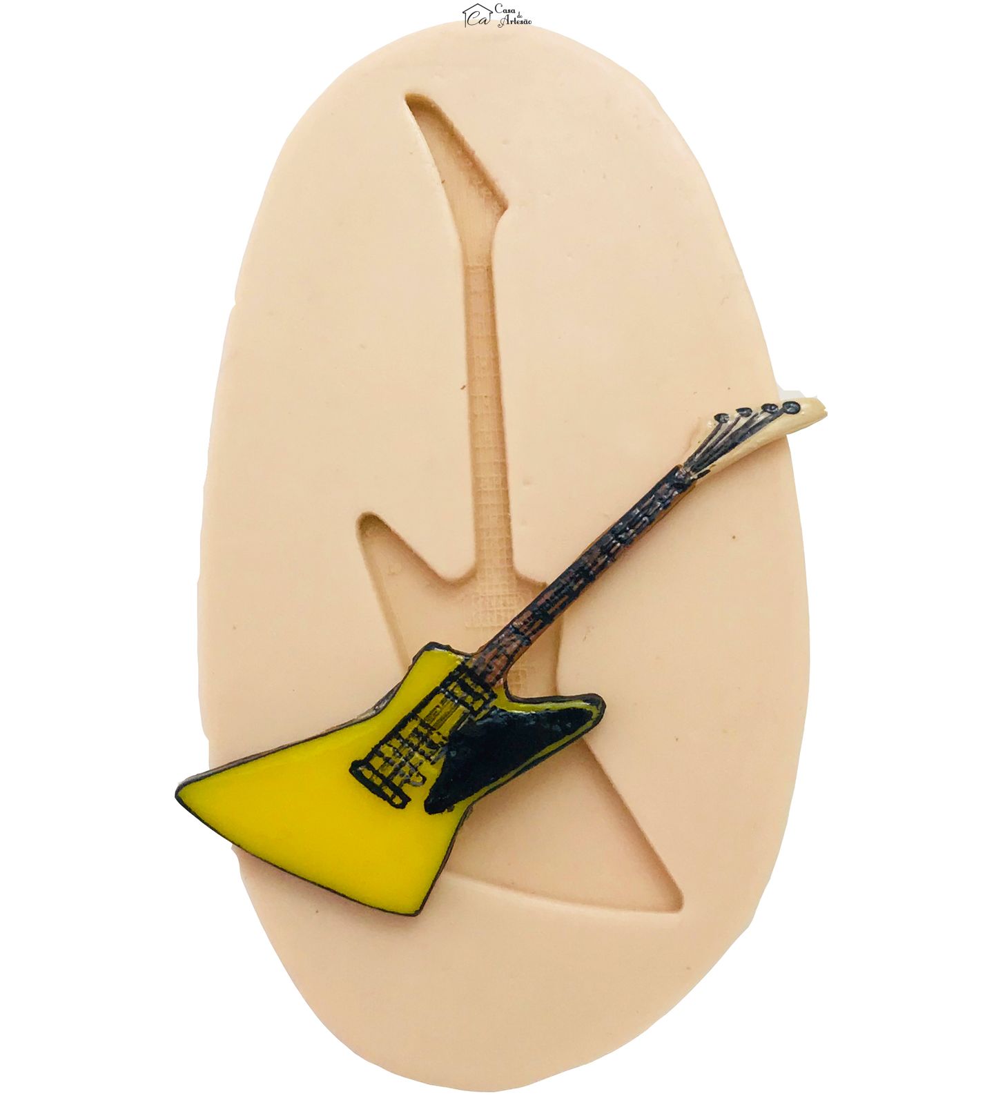 Molde de silicone - Guitarra - Mod.06 - P136