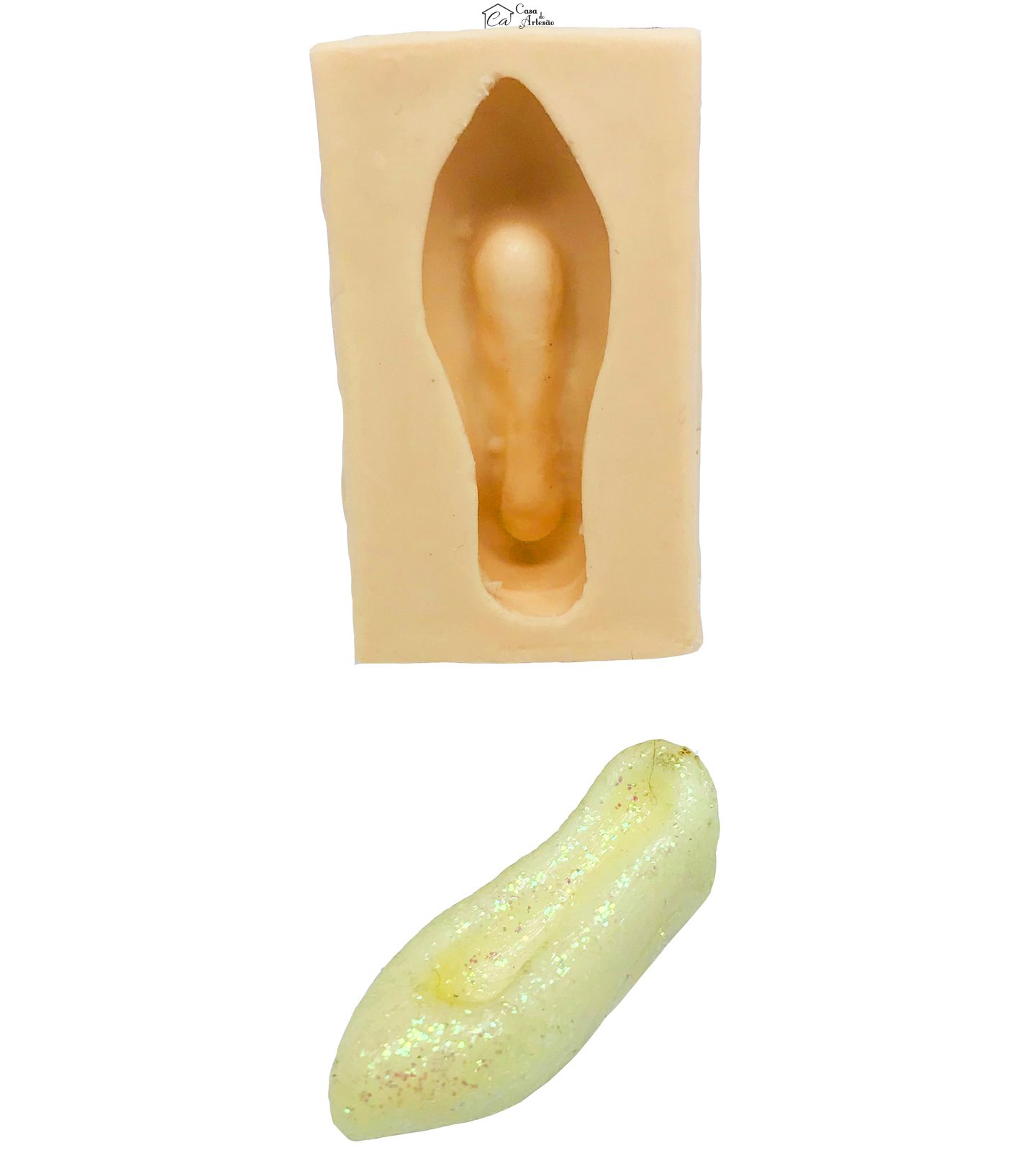 Molde de silicone - Sapato p/ Festa - P57