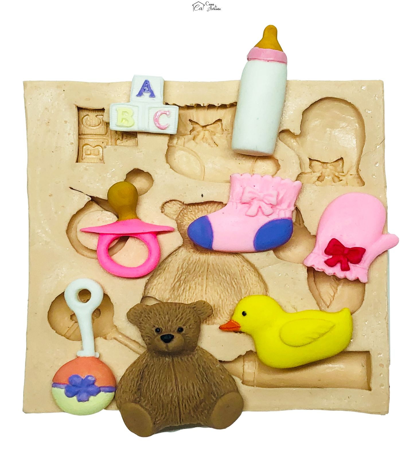 Molde de silicone - Kit Bebe - P733