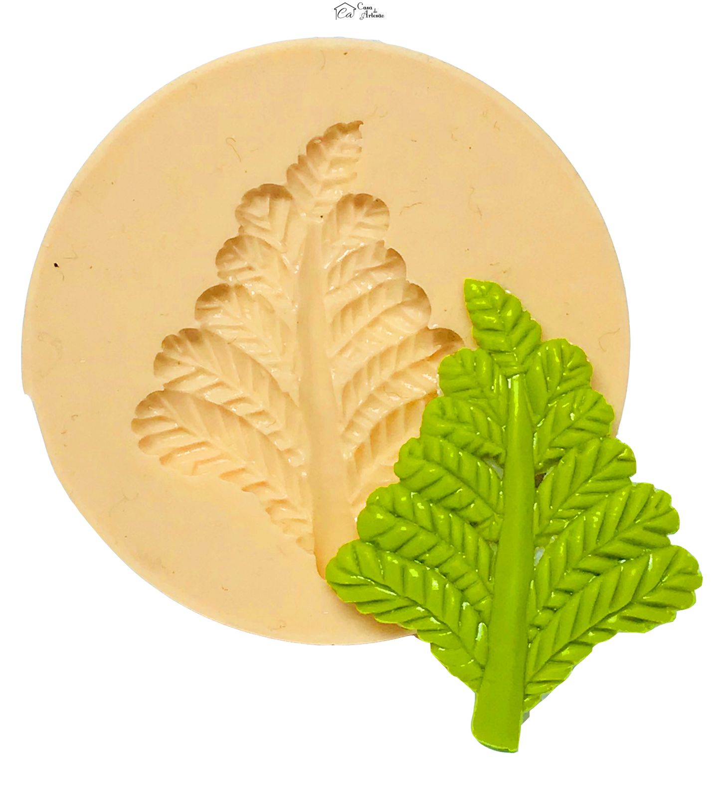 Molde de silicone - Folha - Pequena - P635
