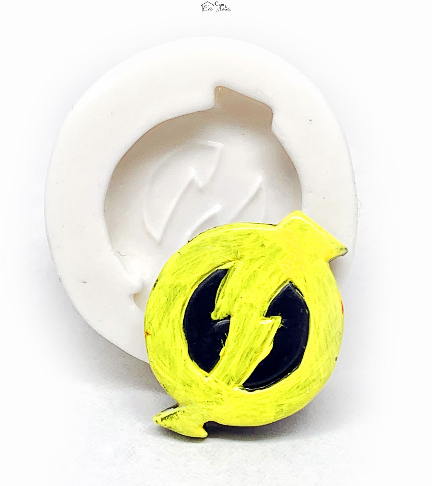 Molde de silicone - Super Shock - Logo - Medio - P1159