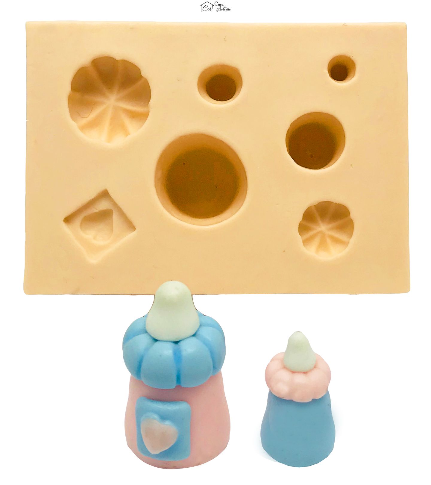 Molde de silicone - Mamadeiras - 2 Tipos - P126