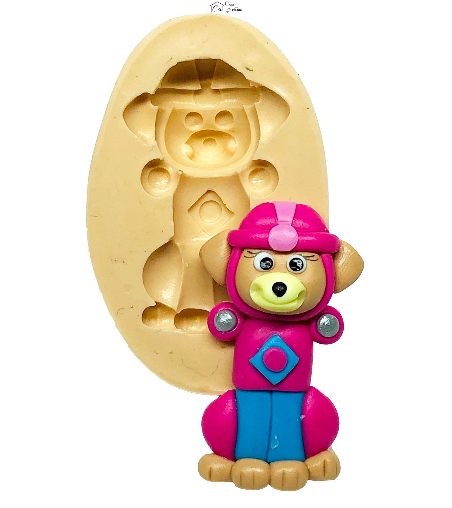 Molde de silicone - Patrulha Canina Aquatica - Skye- Grande - P684