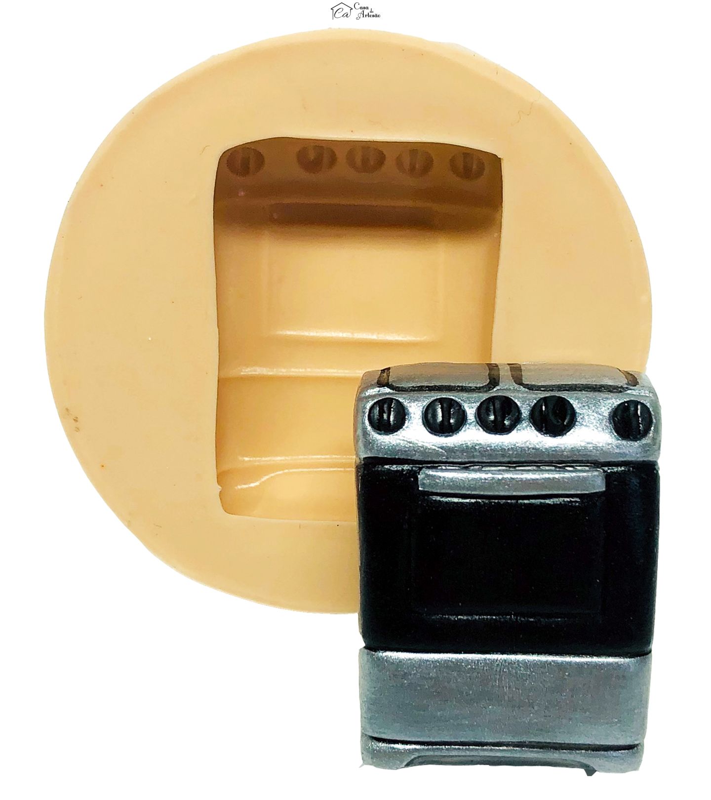 Molde de silicone - Cozinha - Fogao - Grande - P741