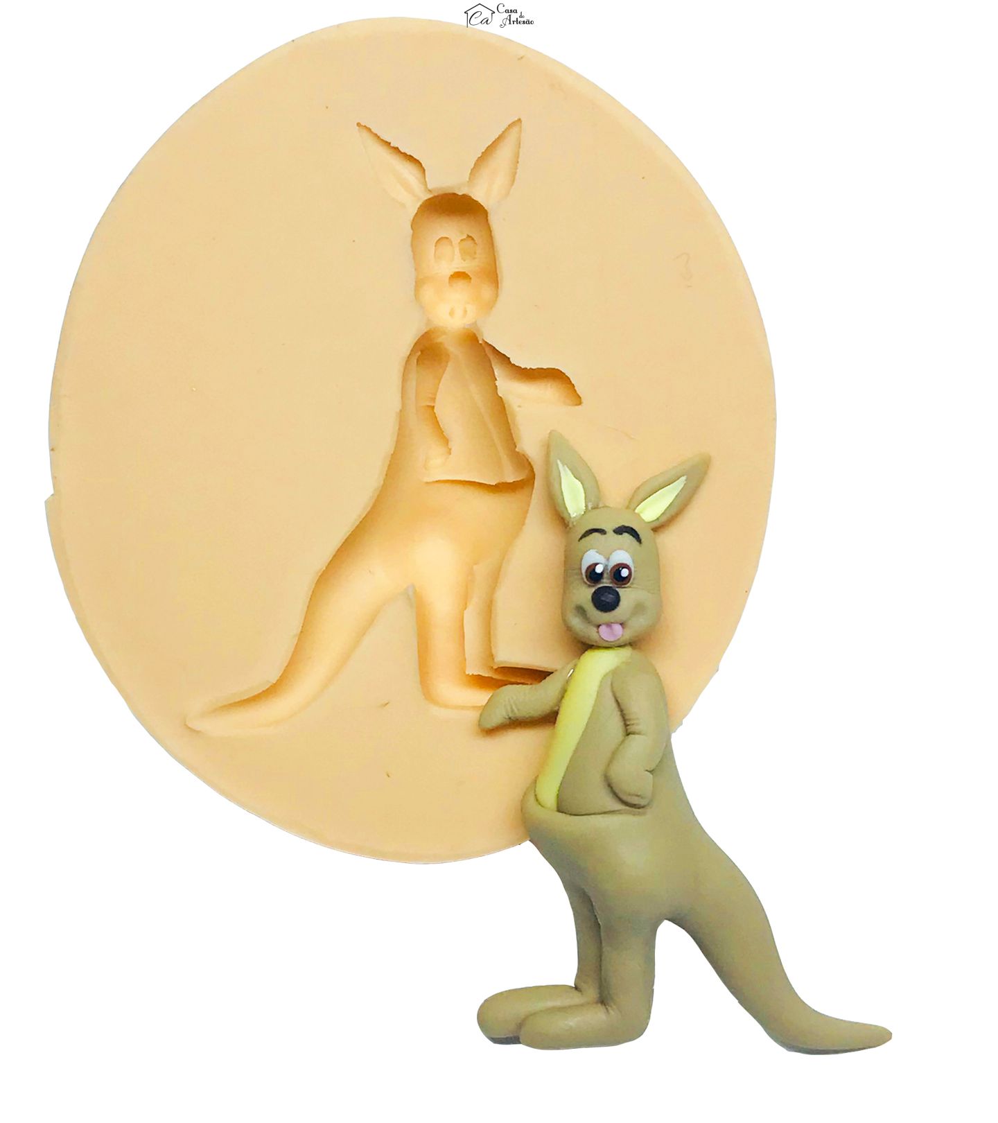 Molde de silicone - Canguru - Pequeno - P599